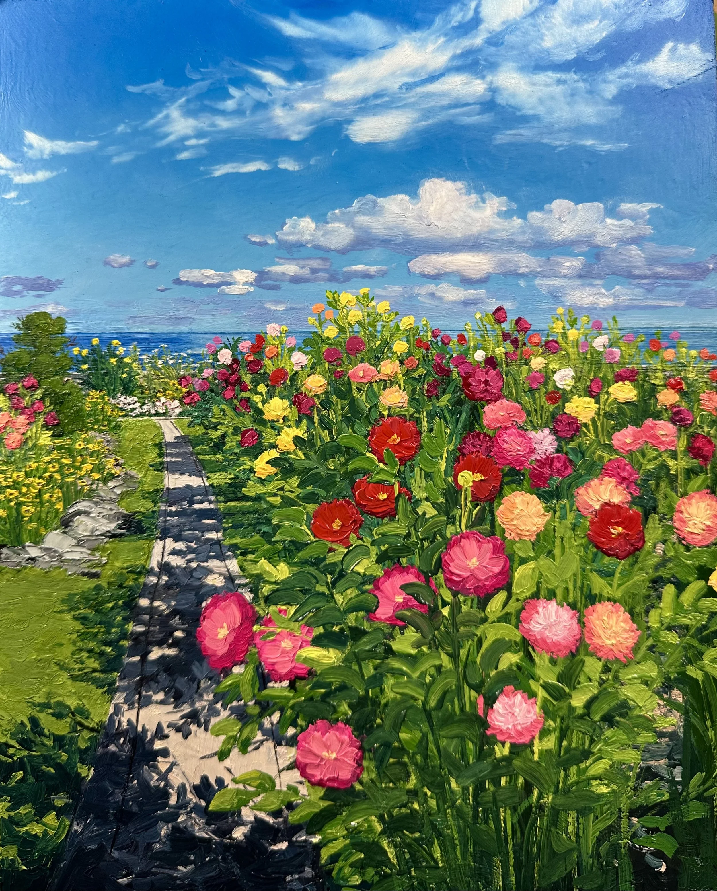 Dahlia on Ender’s Island- Stonington, CT