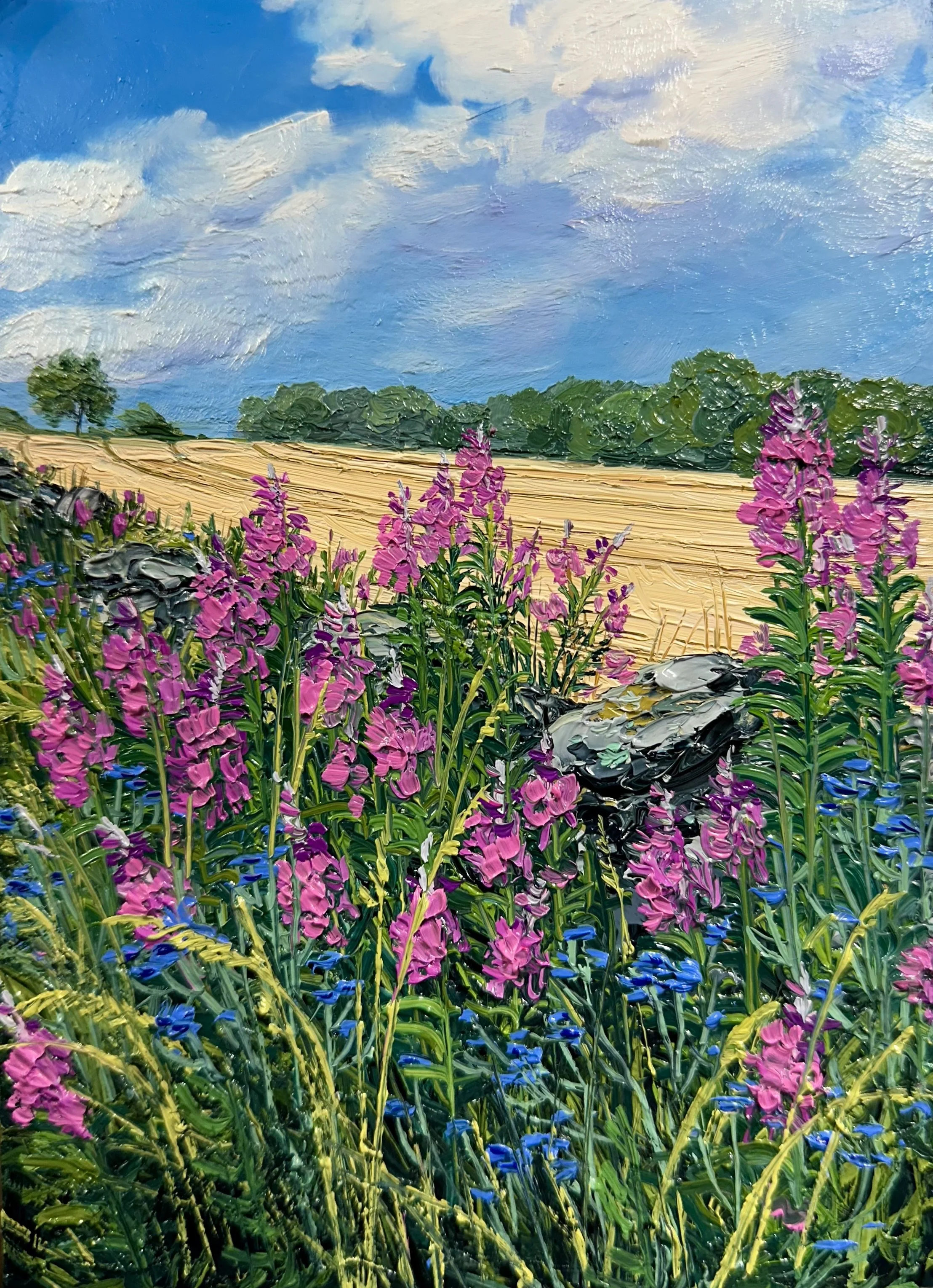 Late Summer Wildflowers-SOLD