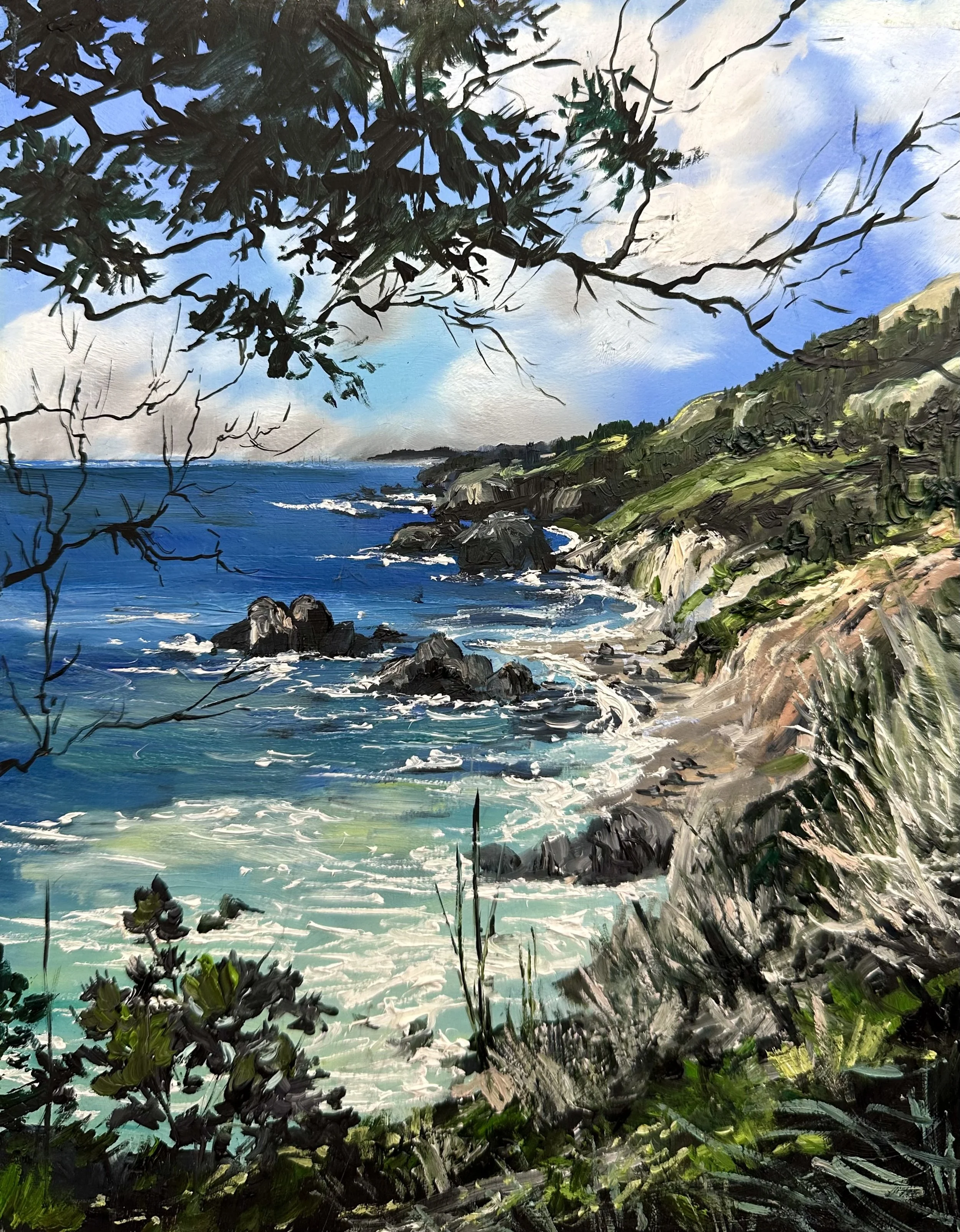 Bluffs along the California Coast