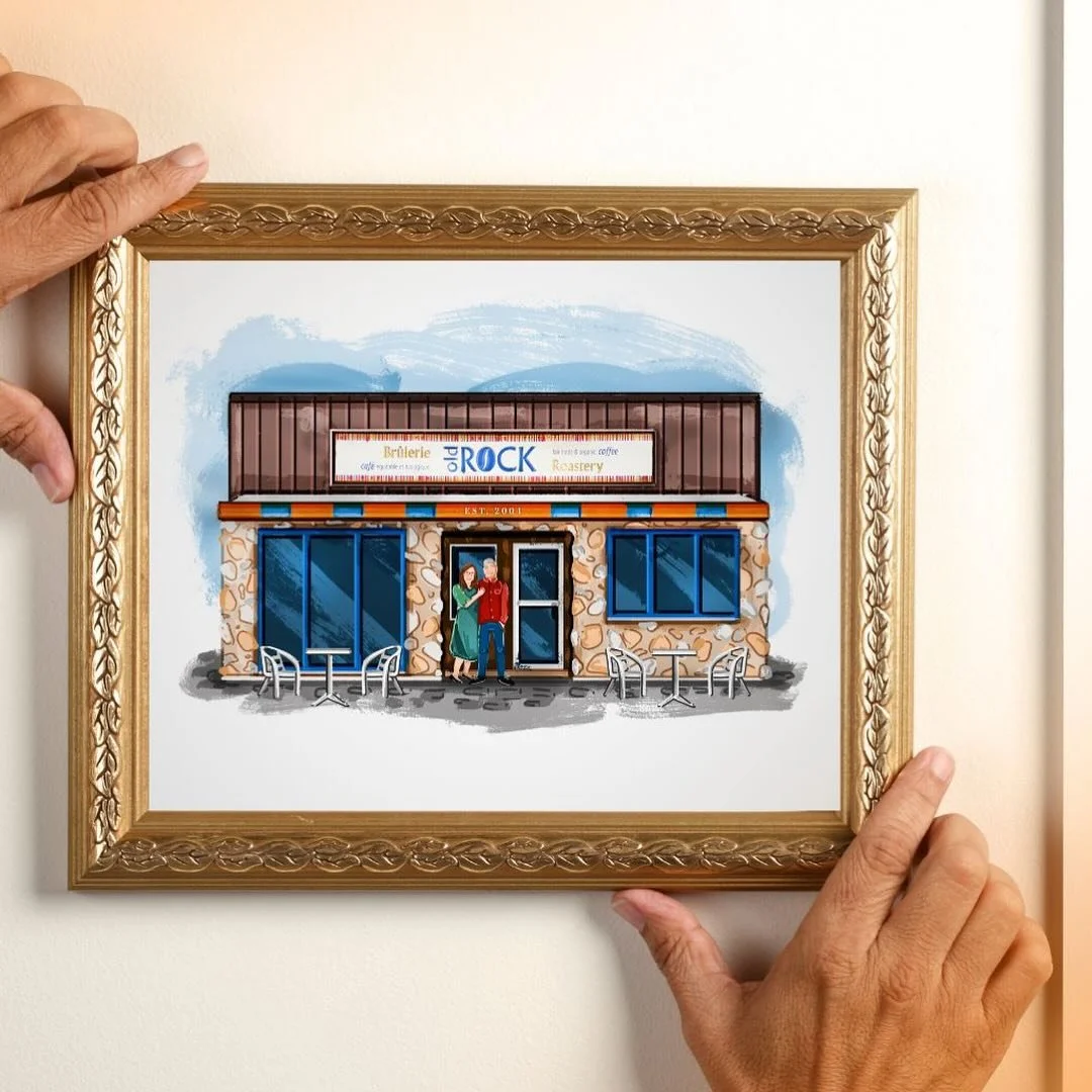 New work: Old Rock Cafe! ☕️🫶

This is a special spot located in downtown Sudbury. I have enjoyed some amazing lattes here and shared many great chats with clients and friends. I am always warmly welcomed by their staff and left feeling caffeine sati