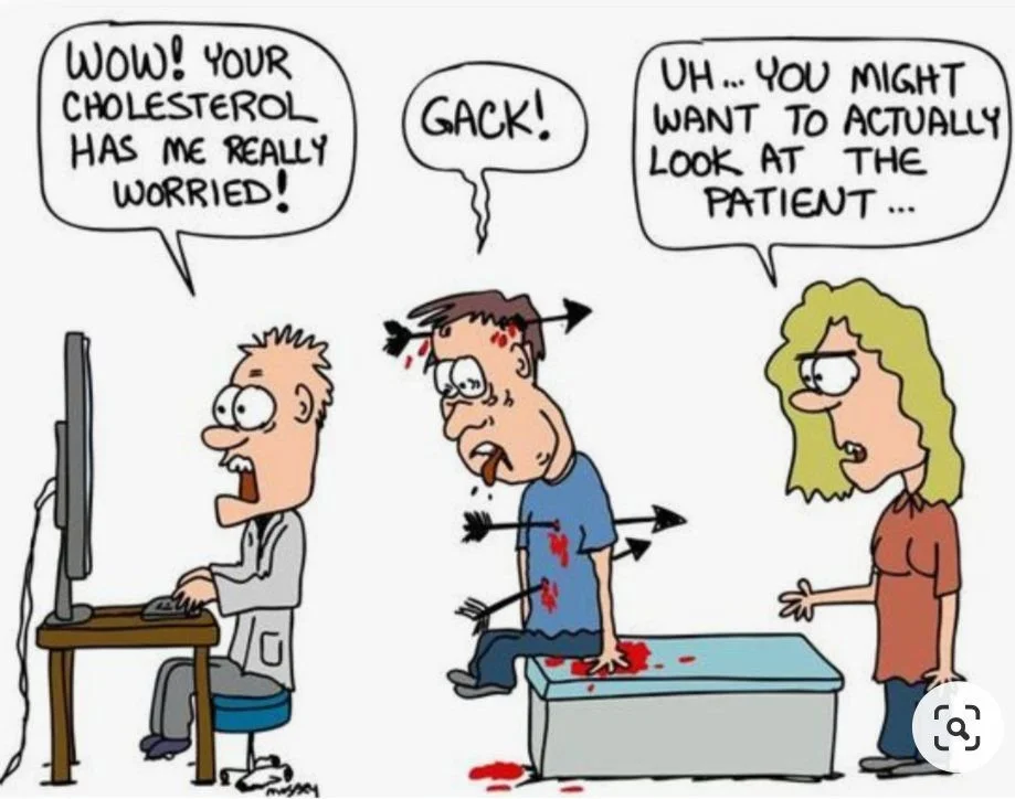 When you've got to document a patient encounter like your income depends on it (because it does), there's not much time for a good physical exam!
#homesteaddpc #familymedicine #familydoctor #directprimarycare #dpc #dpcalliance #cos #monumentcolorado