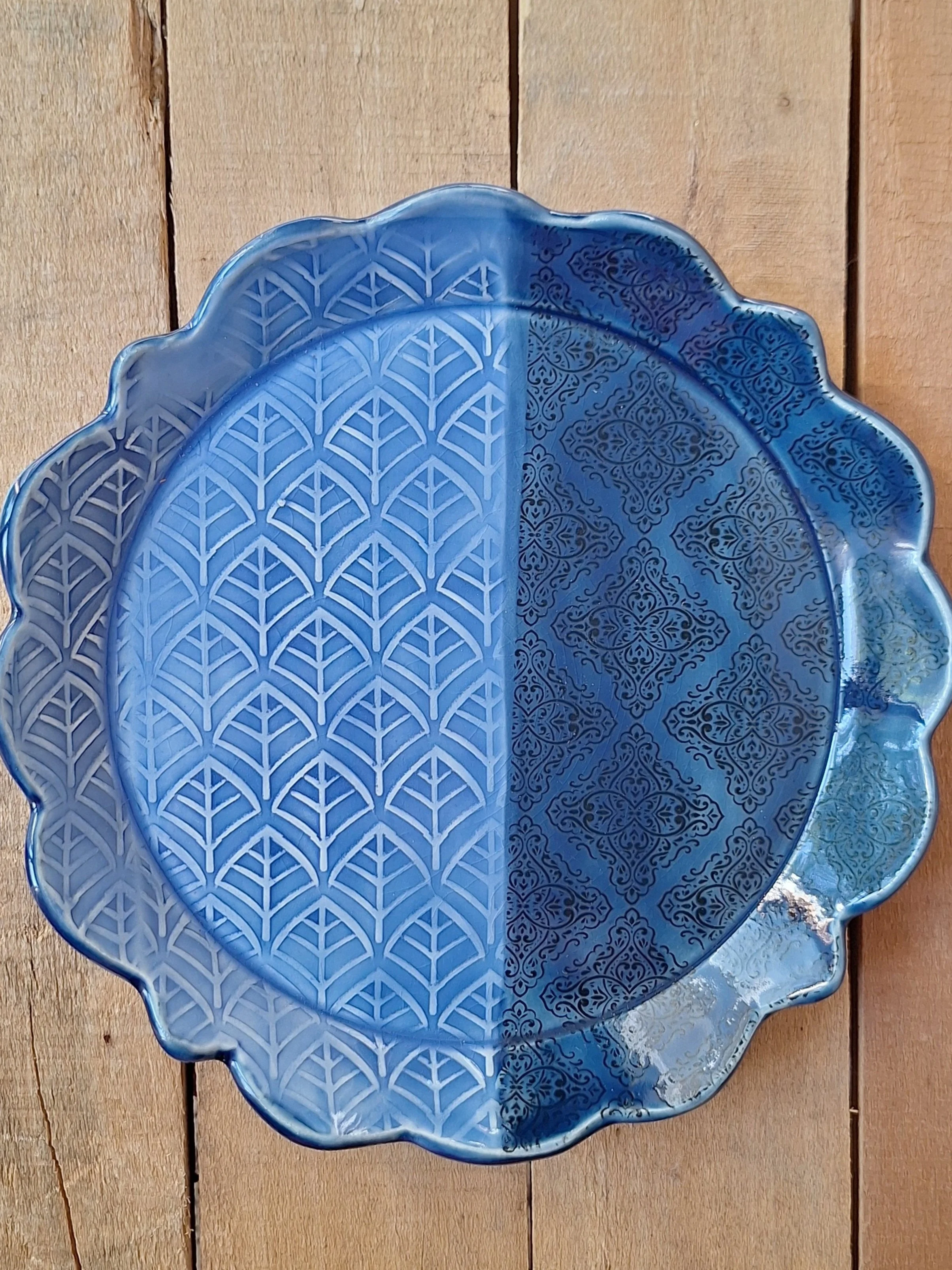 Decorative Plate Blue