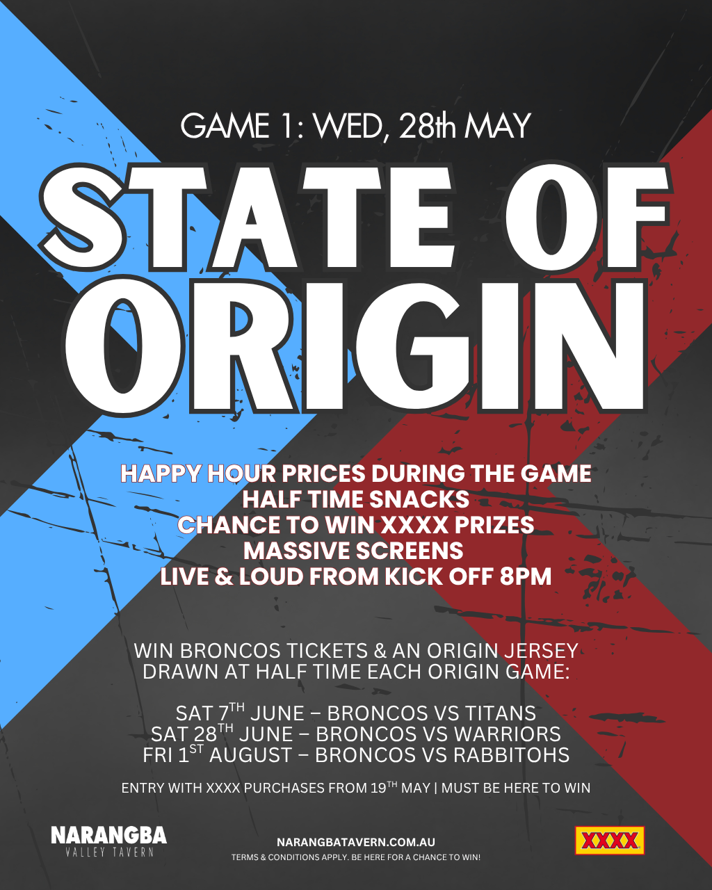 STATE OF ORIGIN GAME 1