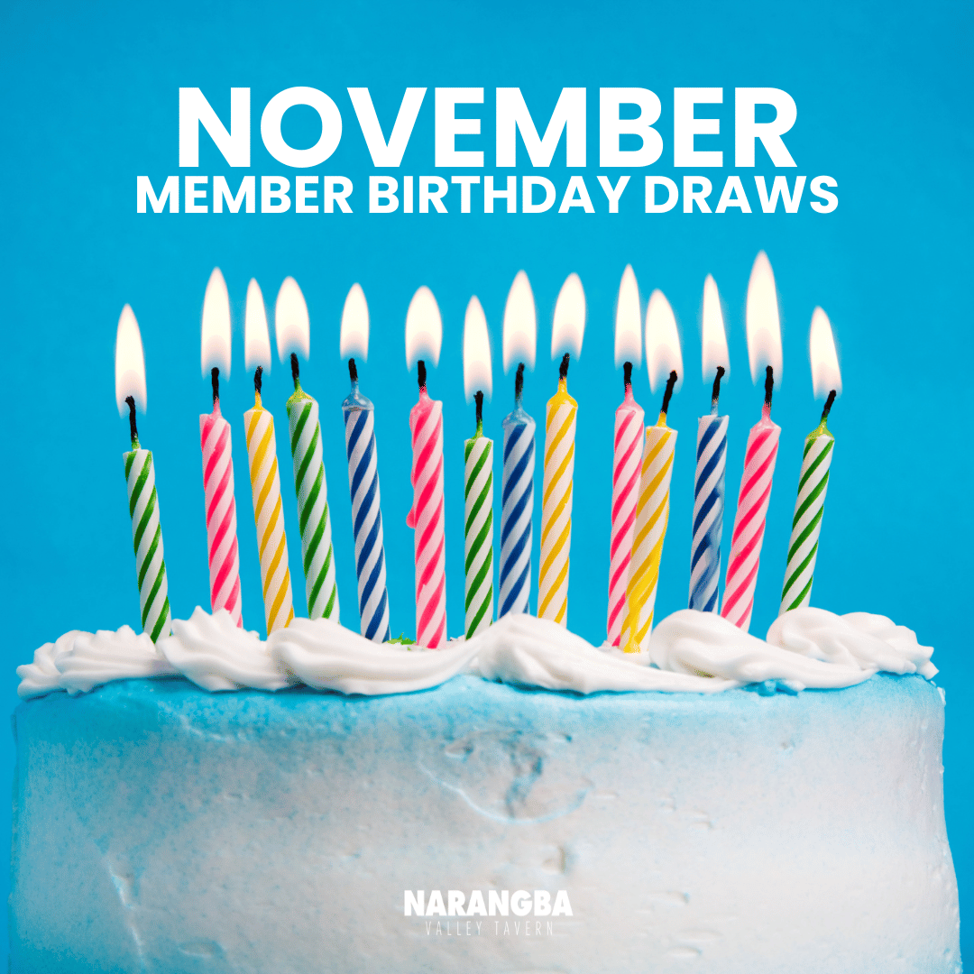 NOVEMBER BIRTHDAY DRAWS