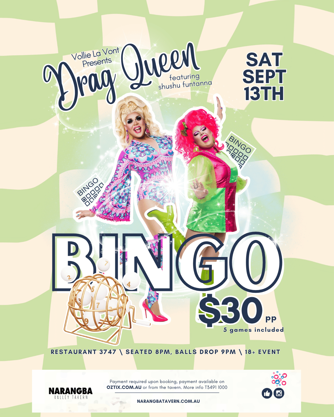 Vollie LaVont Presents Drag Queen Bingo