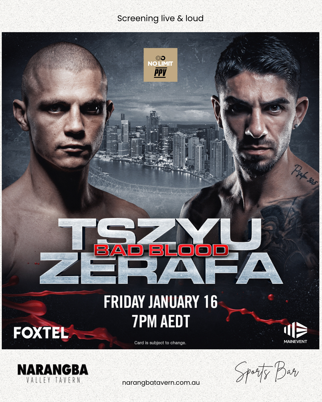Tszyu Vs Zerafa