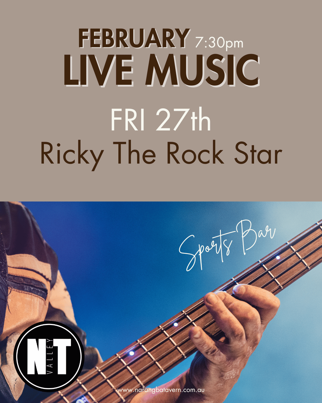 Live Music - Ricky the Rock Star