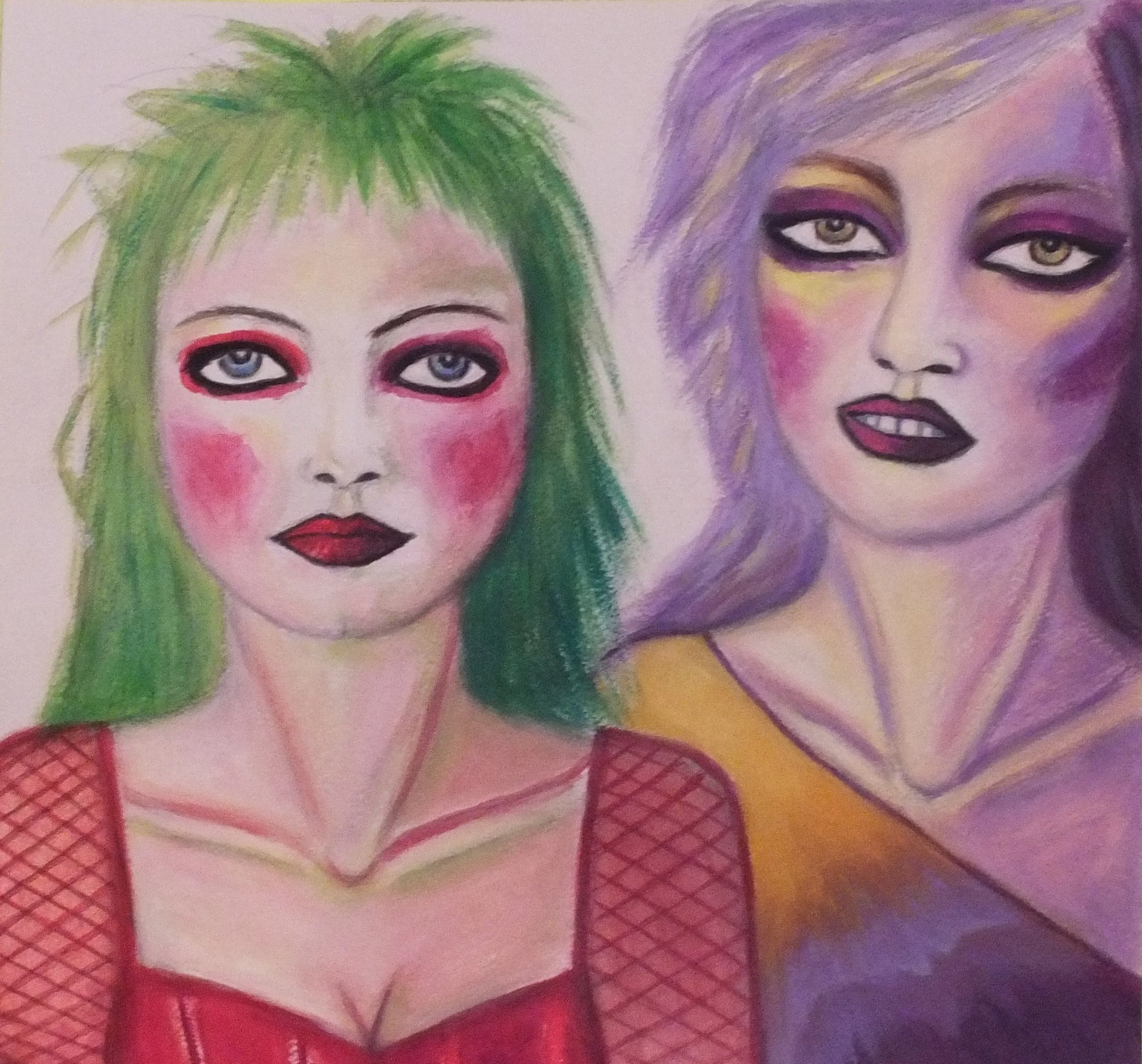 Punk Girls Do the Colour Wheel
