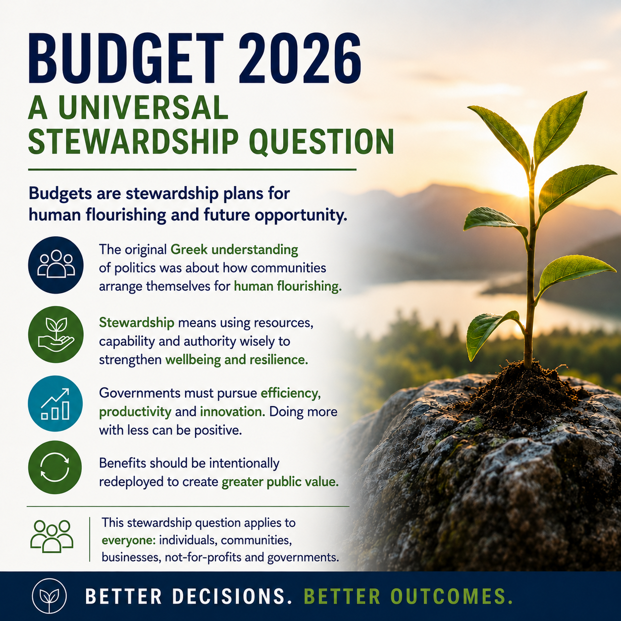 Budget 2026 and a Universal Stewardship Question