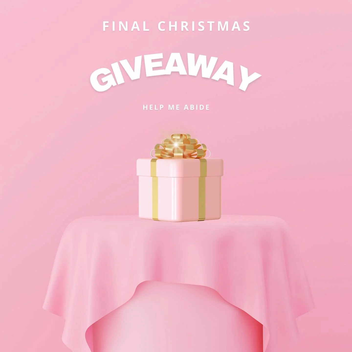 🎉 GIVEAWAY TIME! 🎉

We&rsquo;re kicking off our final Help Me Abide Christmas Giveaway! ✨
Two winners will be chosen this week, and each winner will receive:

🕯️ 1 Help Me Abide Candle from @thebluelaceco
📘 1 2026 Christian Planner from @delight_