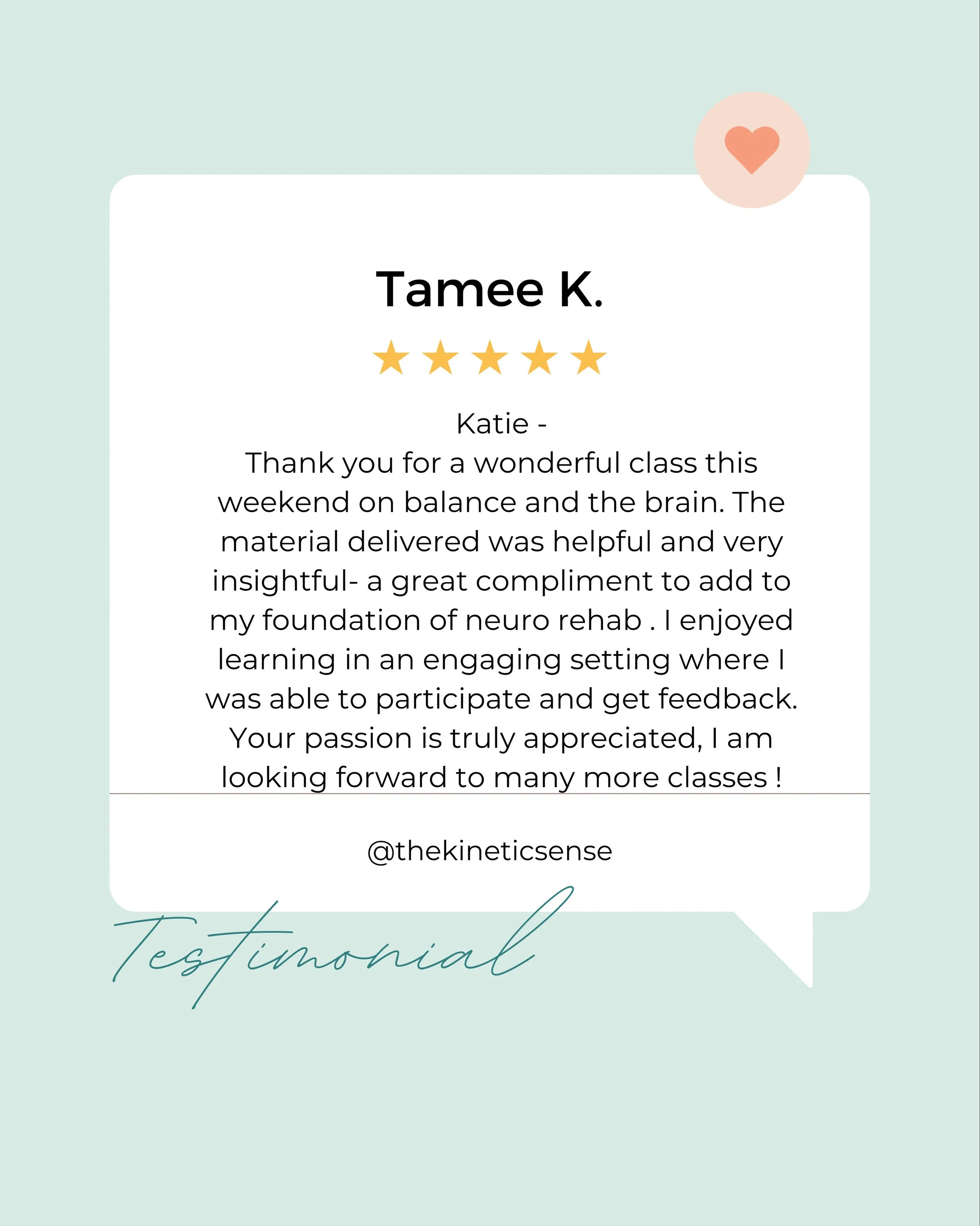 Some kind words from some of my clients. I love when people discover the powerful transformation that can happen with brain-based training and supporting the body in an integrated way.

Curious to explore?

Share below what you&rsquo;re trying to fin