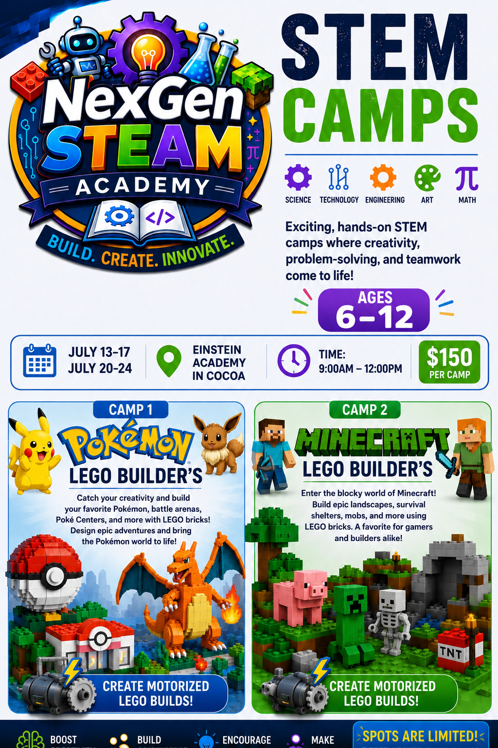 Pokemon Adventure Camp   Einstein Academy  July 20-24