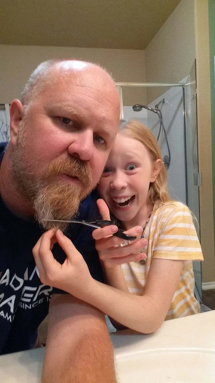 9yo with father
