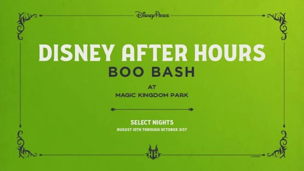 Breaking News: New Halloween-Themed ‘Disney After Hours BOO BASH’ Coming to Magic Kingdom Park this Fall!