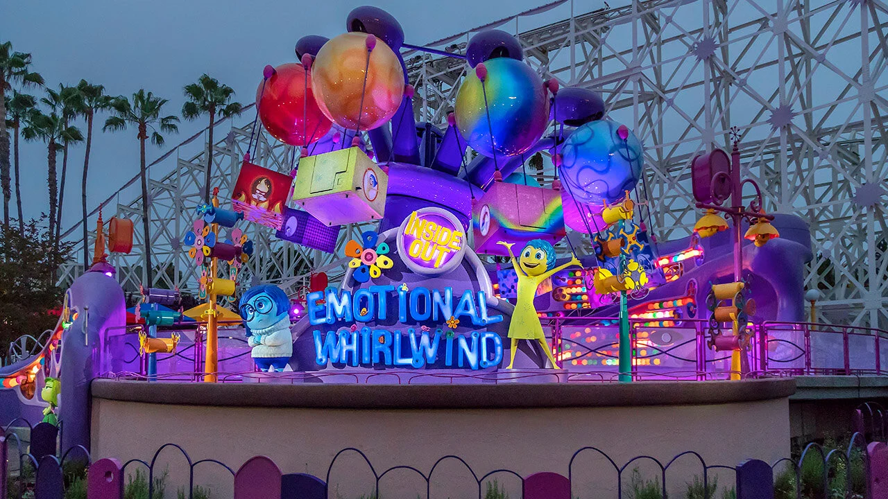 Disney Parks After Dark: Inside Out Emotional Whirlwind at Disney California Adventure Park