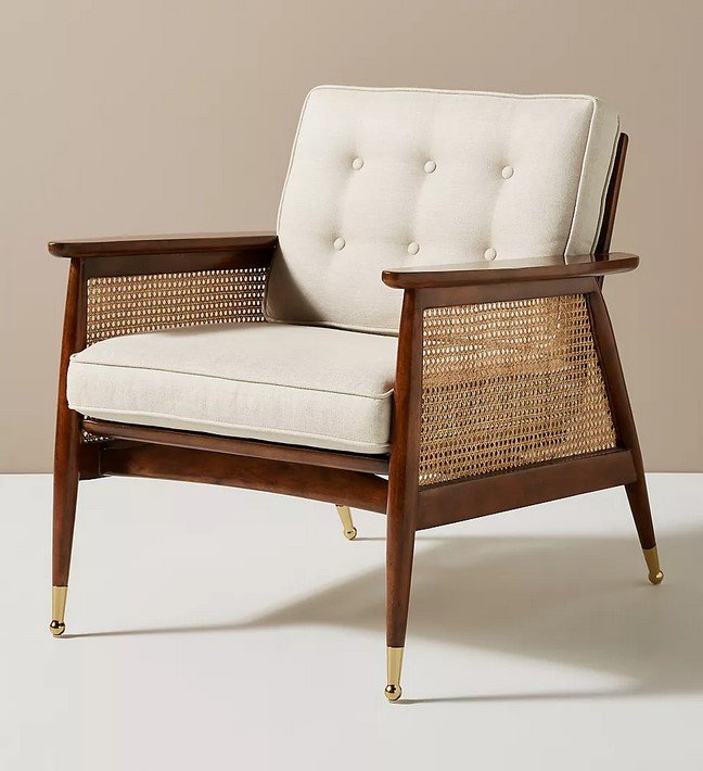 Nadia Caned Accent Chair 