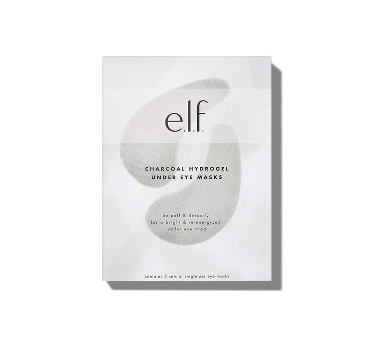 e.l.f. SKIN Charcoal Hydrogel Under Eye Masks, Single-Use Patches For Reducing Puffiness, Nourishing &amp; Brightening Skin, Vegan &amp; Cruelty-Free 