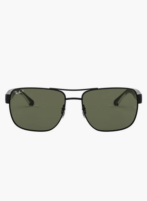 RAYBAN Steel Aviator Polarized Sunglasses