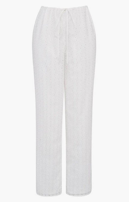 HOUSE OF CB Frankie Broderie Anglaise Drawstring Pants 