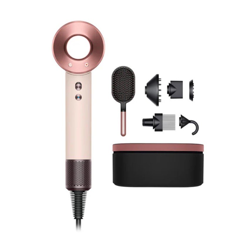 DYSON Limited Edition Supersonic Hair Dryer In Pink And Rose Gold DYSON | Limited Edition Supersonic Hair Dryer In Pink And Rose Gold