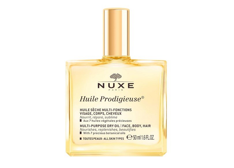 NUXE Huile Prodigieuse Multi-Purpose Dry Oil - Radiant Glow and Lightweight Hydration for Face, Body &amp; Hair. Nourishes, Repairs and Enhances