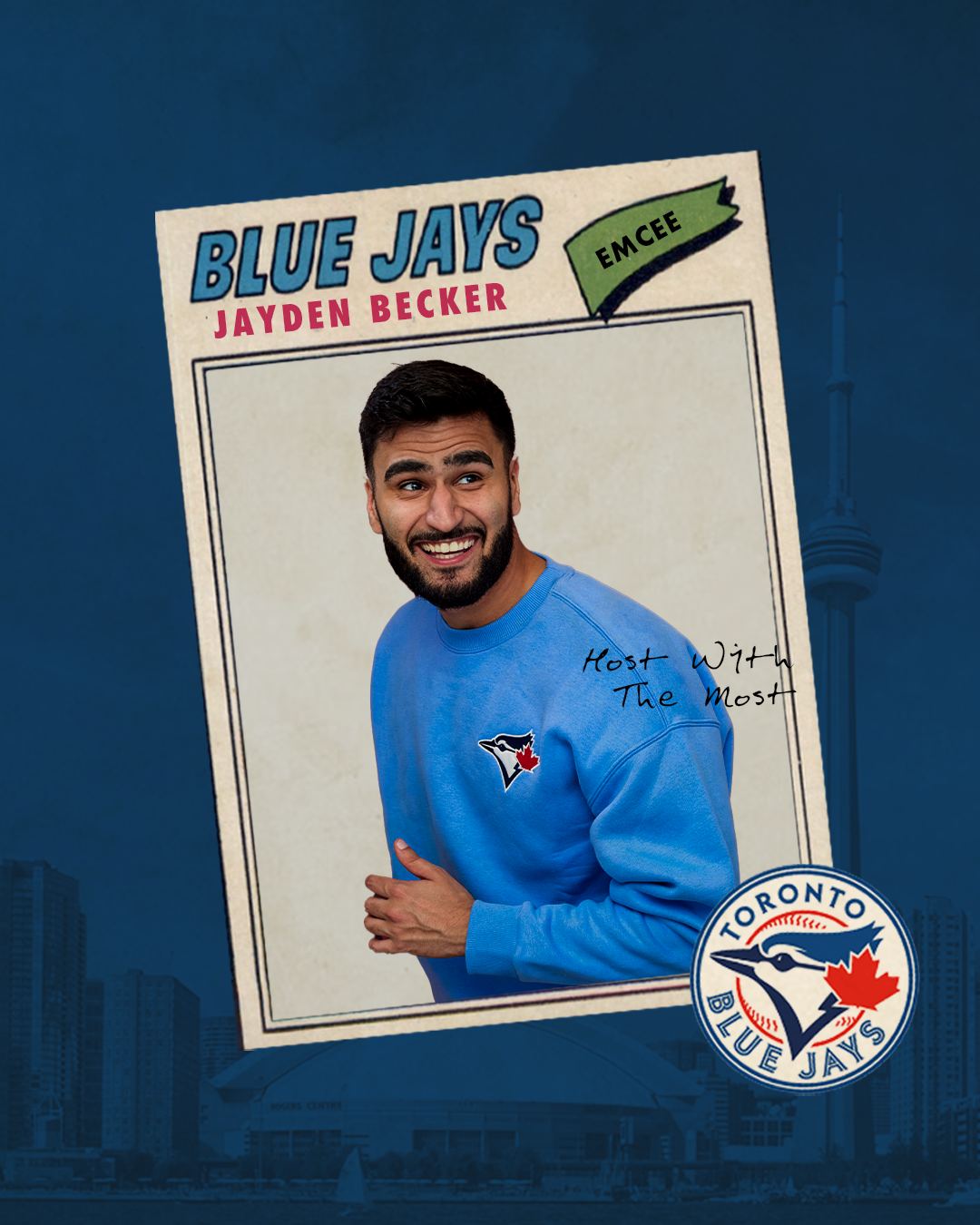 Jayden Becker Named Blue Jays In-Game Host