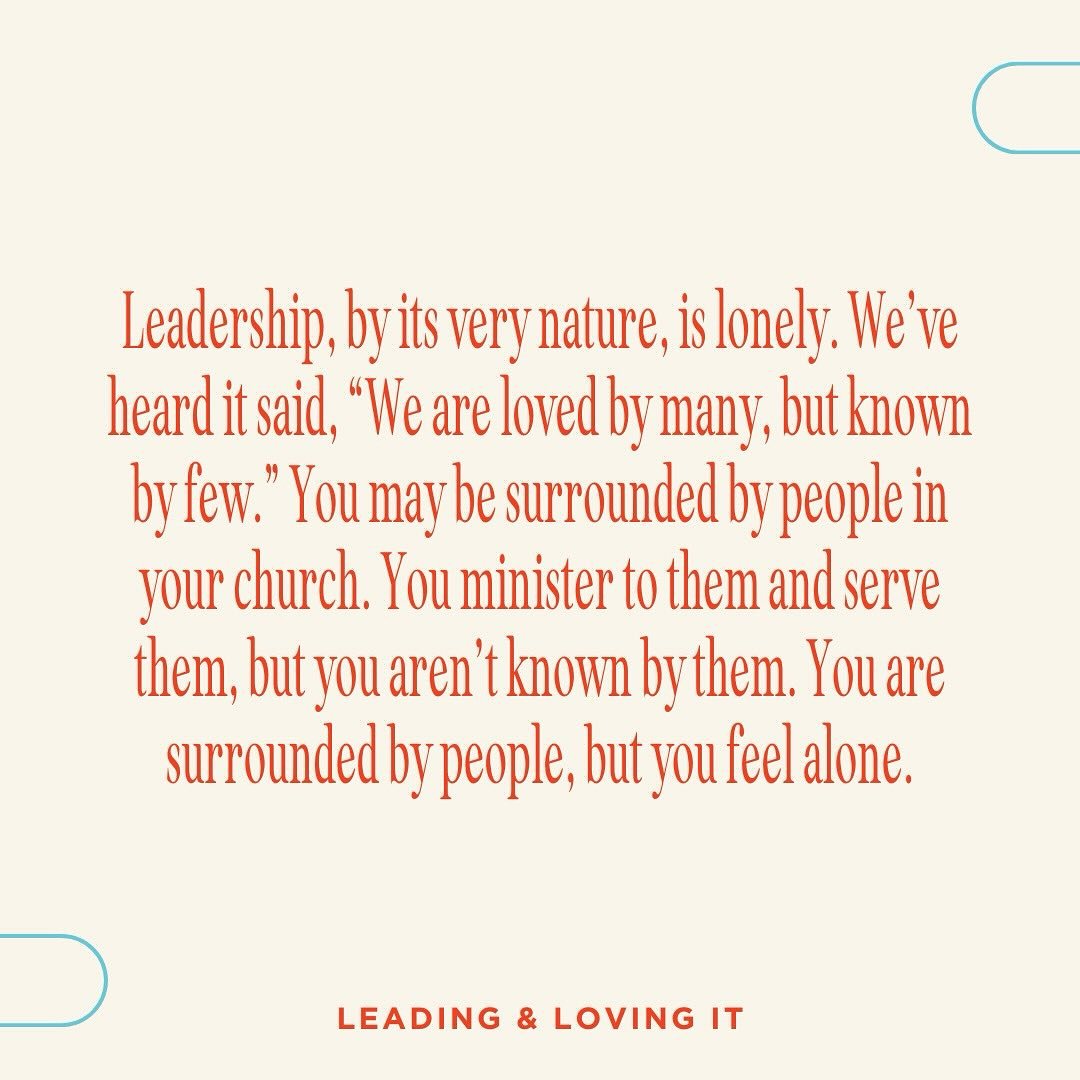 If you&rsquo;re battling loneliness right now, just leave a 💛 in the comments below so we can pray for you.
.
.
.
.
.
.
 #leadingandlovingit #pastorswives #encouragement #leadership #leaders #dailyencouragement #devotionals #empower #inspire #minist