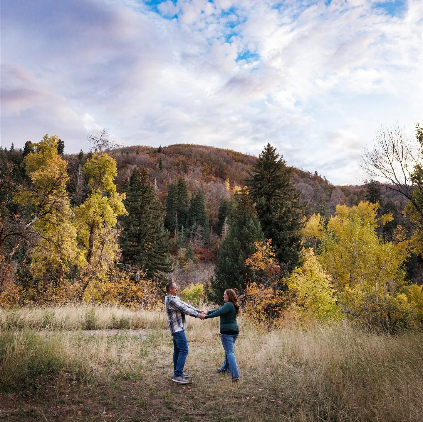Autumn Couples Portraits (Mueller Park) Katie and Brandon #utahphotographer #utahfamilyphotographer