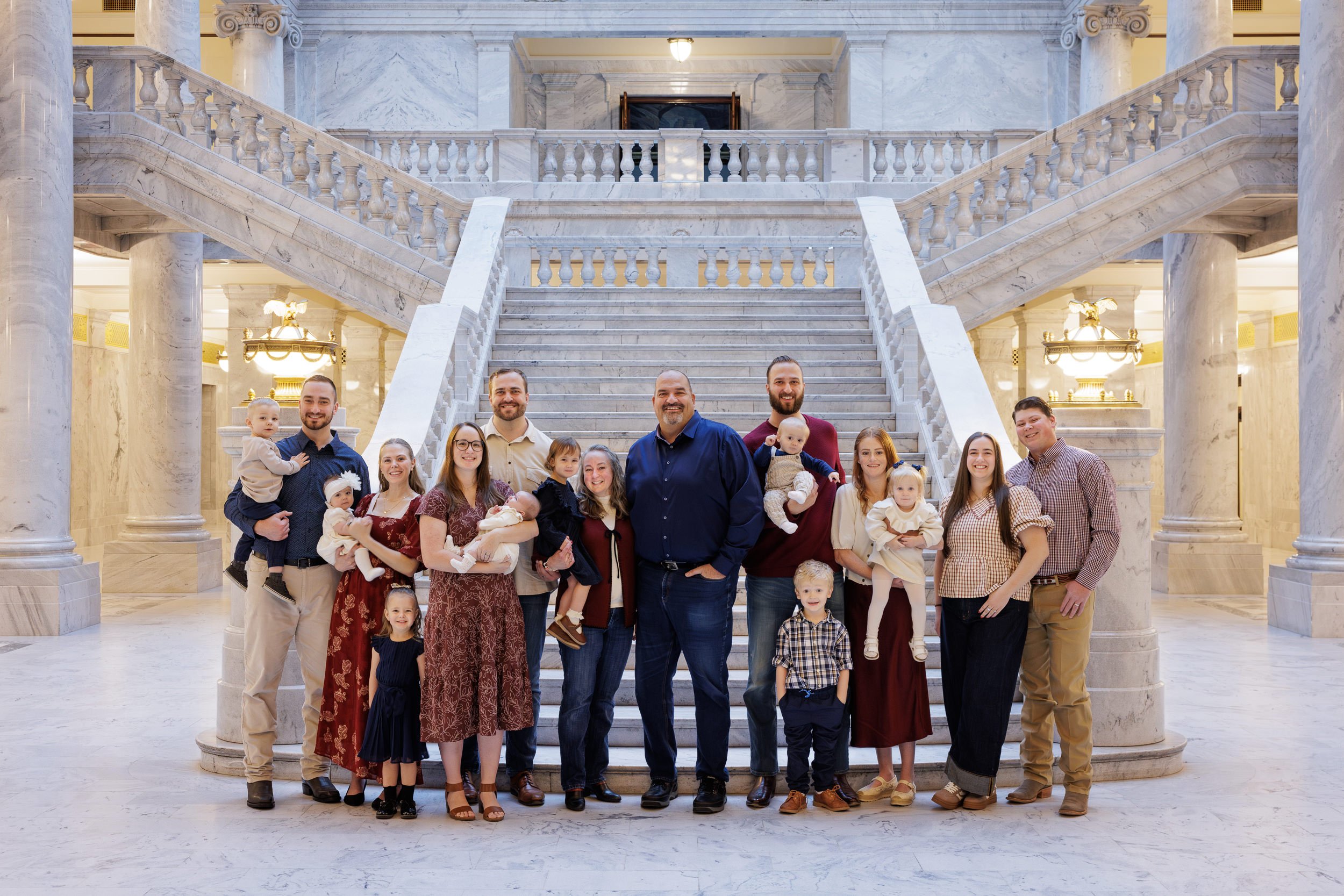 Utah State Capitol Extended Family Photo