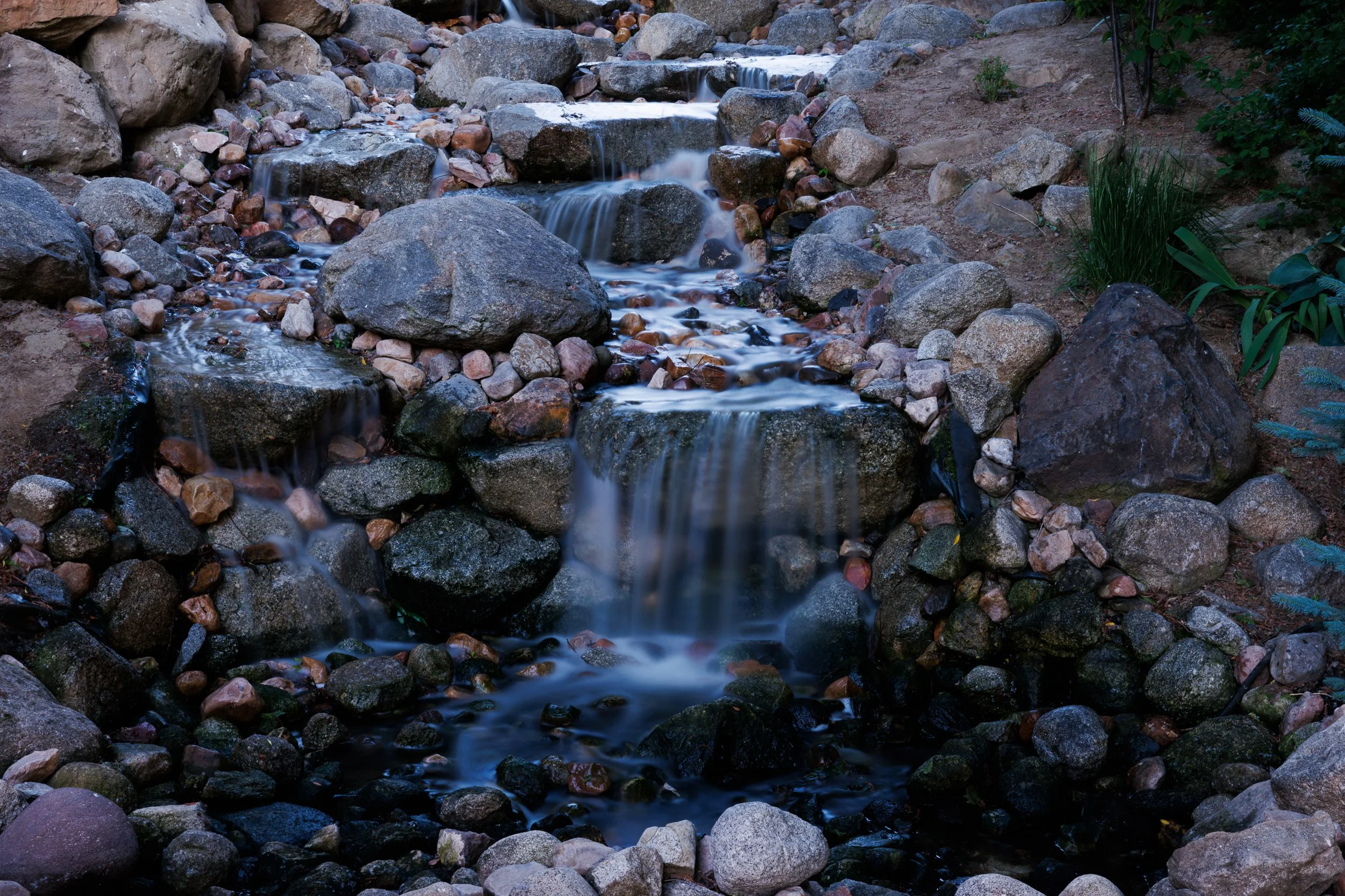 Alpine Arts Center Waterfall