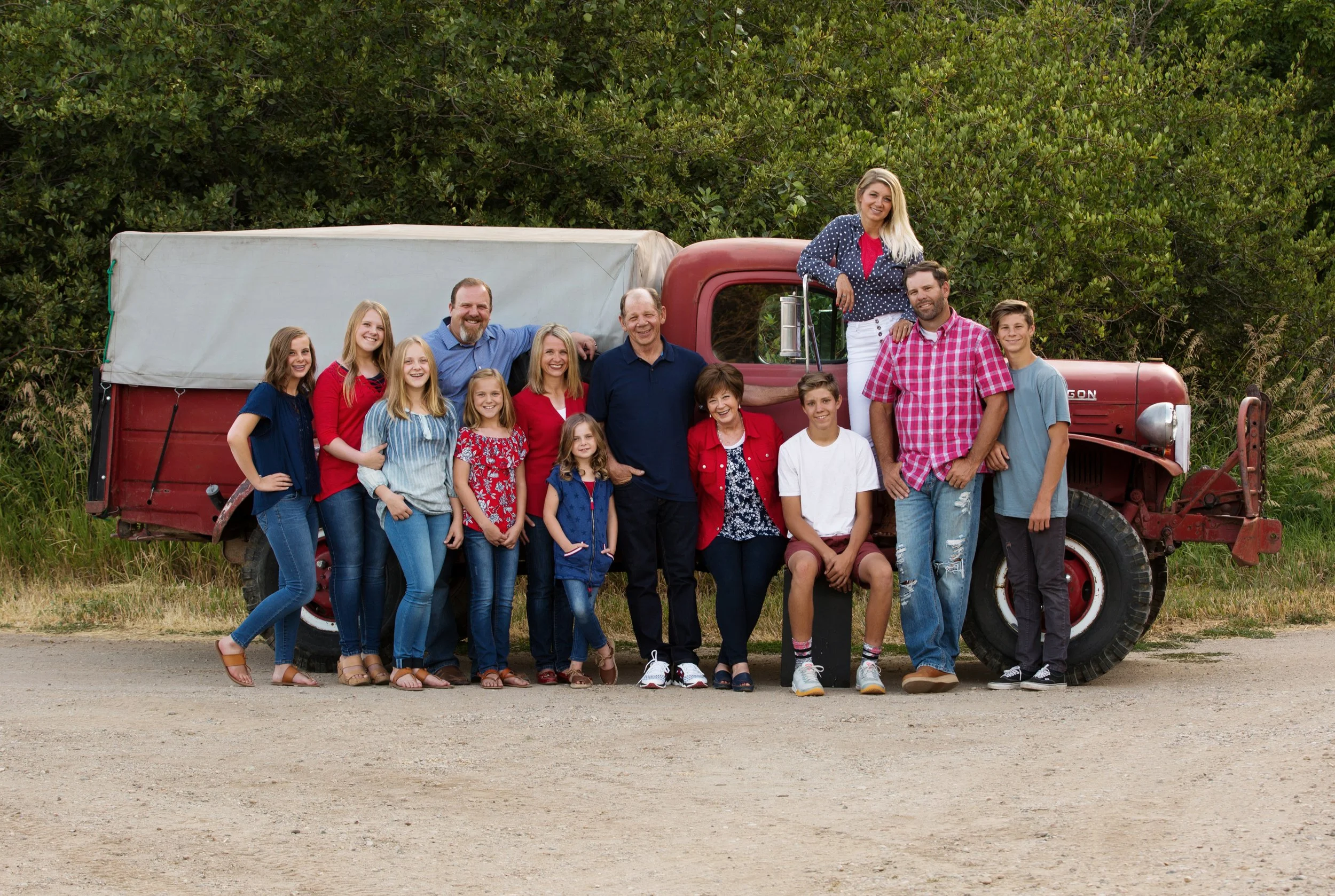 extended family photos utah