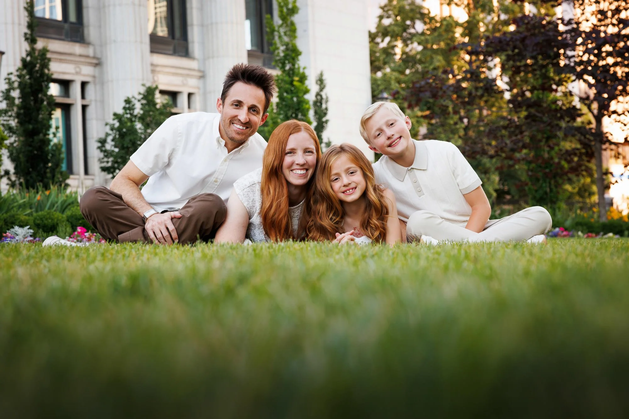 Temple Square Salt Lake City Family Photography