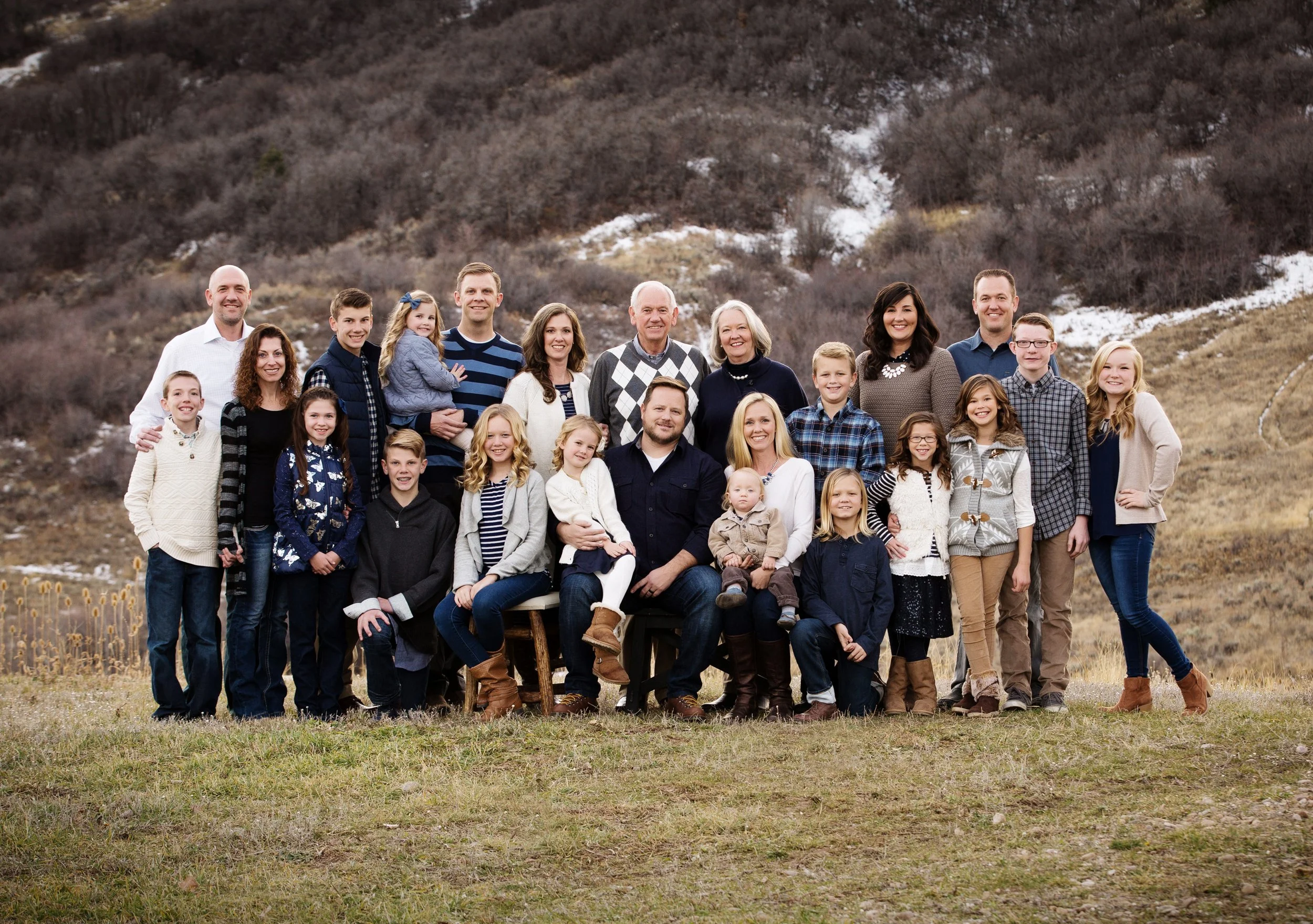 extended family photos utah