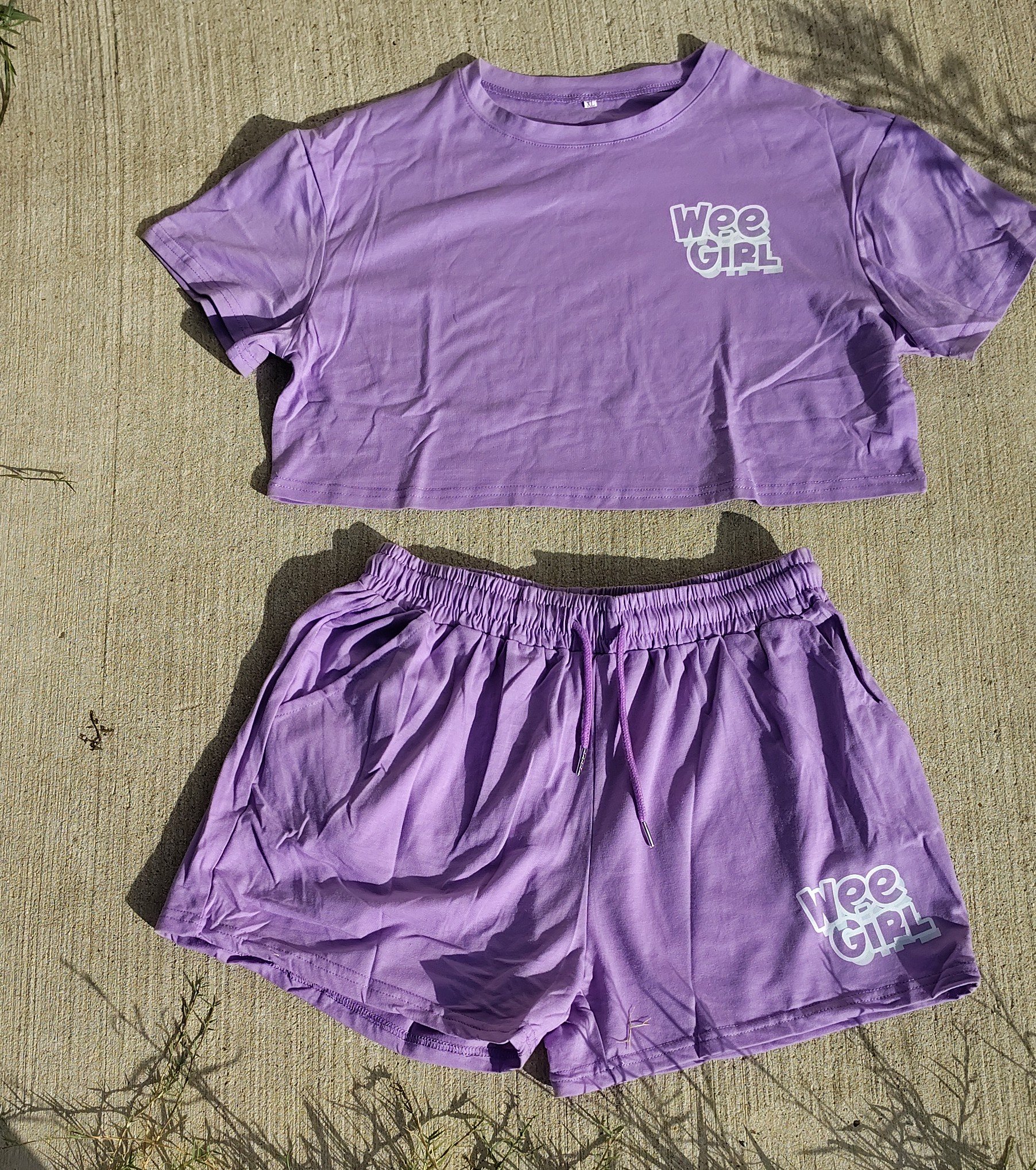 Wee Girl Cropped & Cute Set
