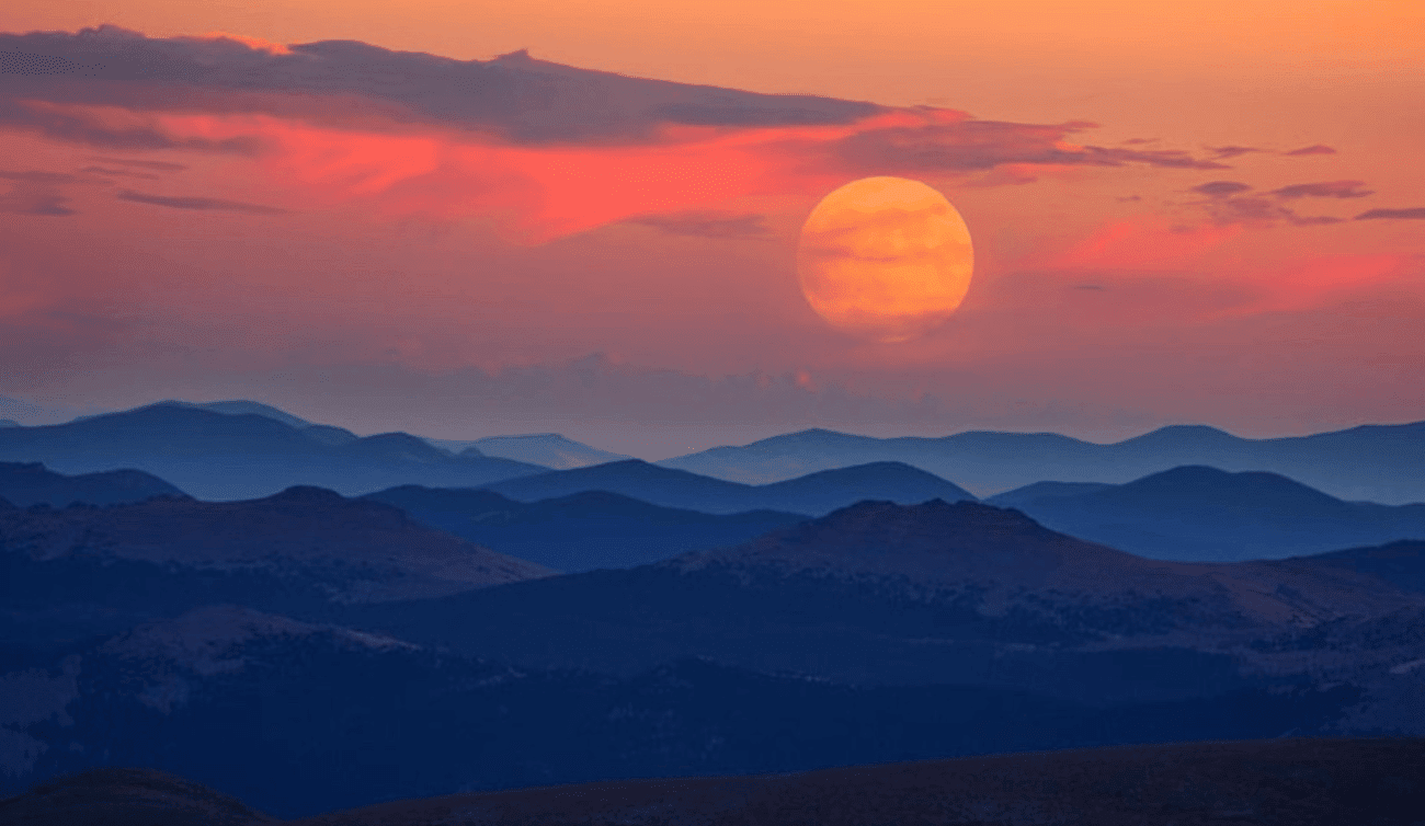 Full Moon Reflection