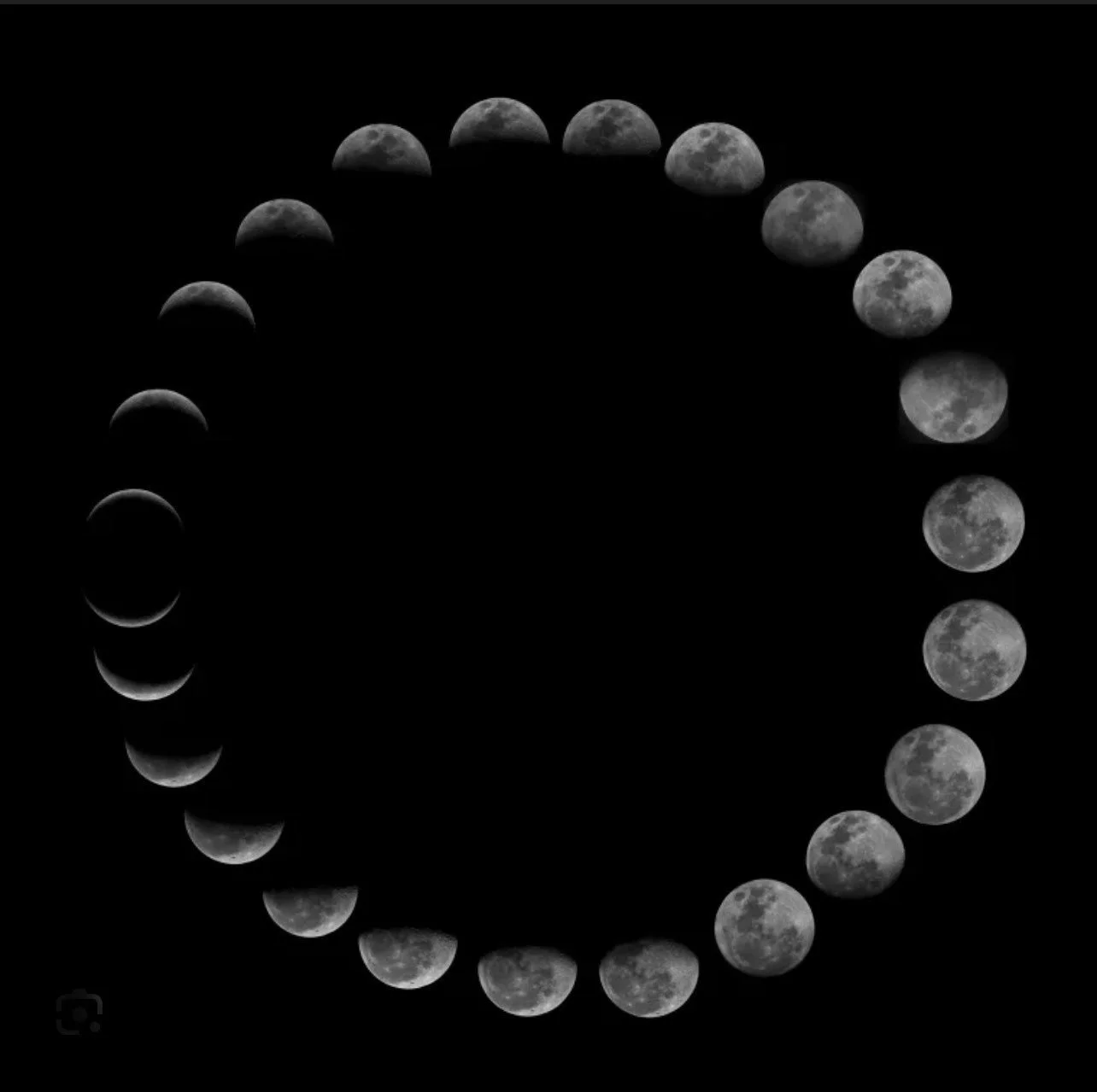 Full Moon Reflection