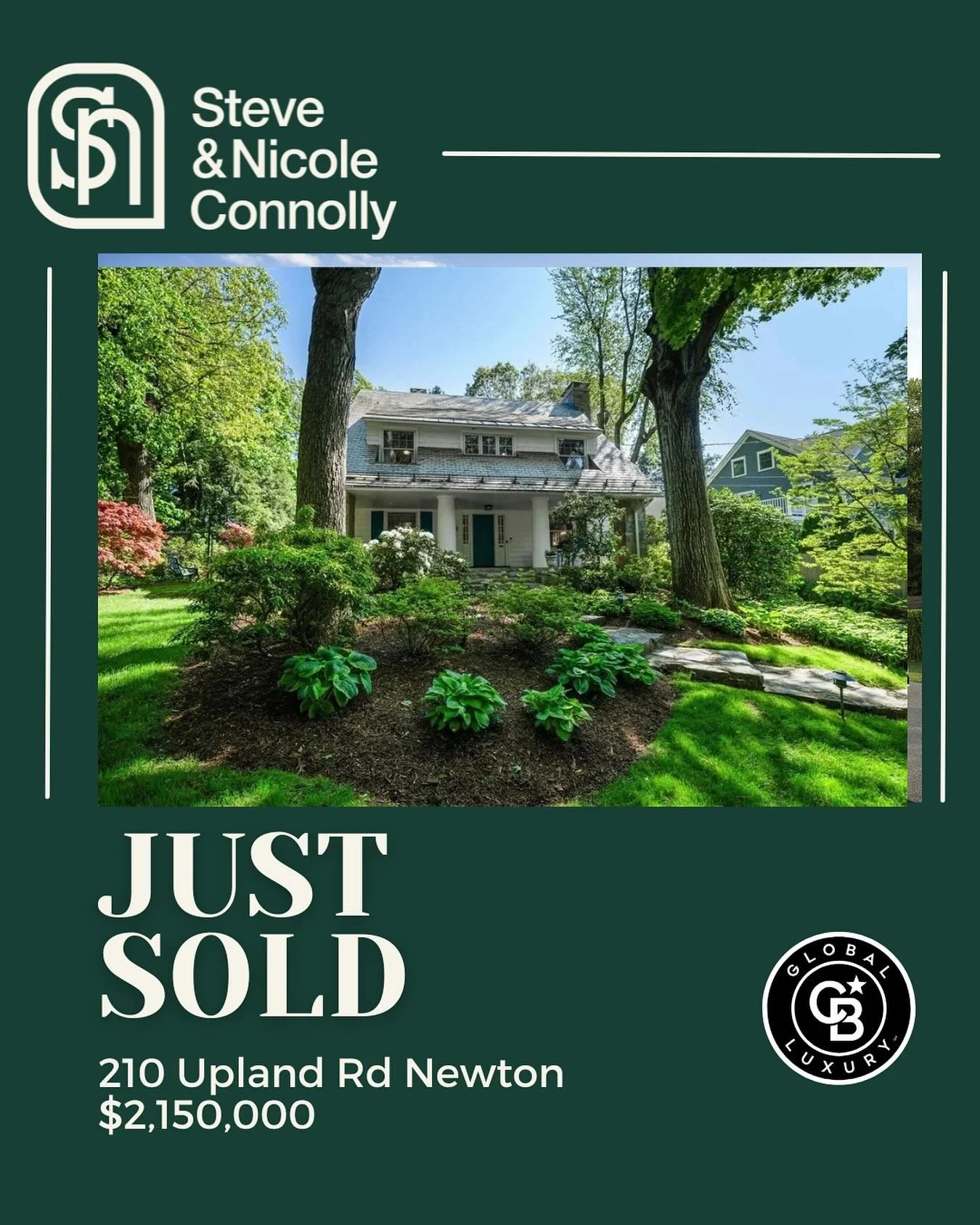 Just closed at 210 Upland Rd in Newton! 🏡 Cheers to our buyer on making the move back to the area to be closer to family and all that Newton has to offer. Great to work @realestatewithnate and always appreciate @paigeshlayen.esq and with the legal a