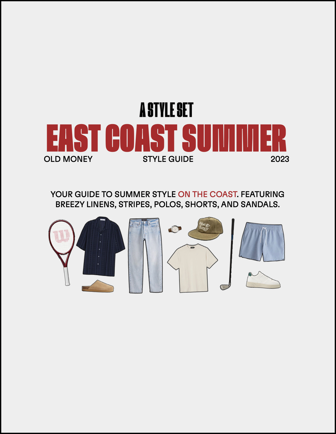 men's east coast summer style guide