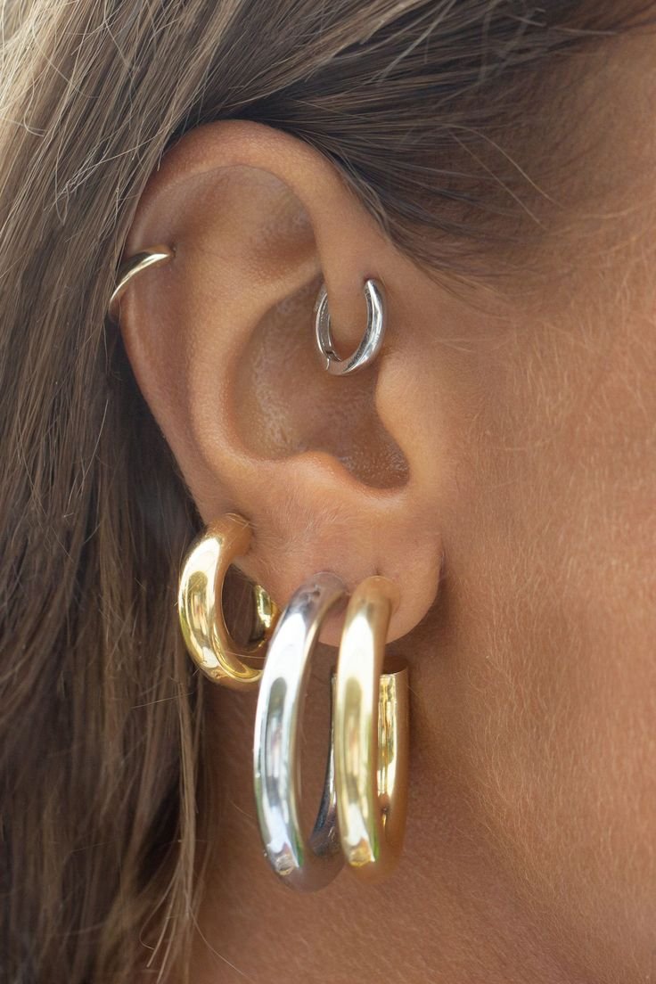 Gold and Silver Hoop Earrings.jpeg