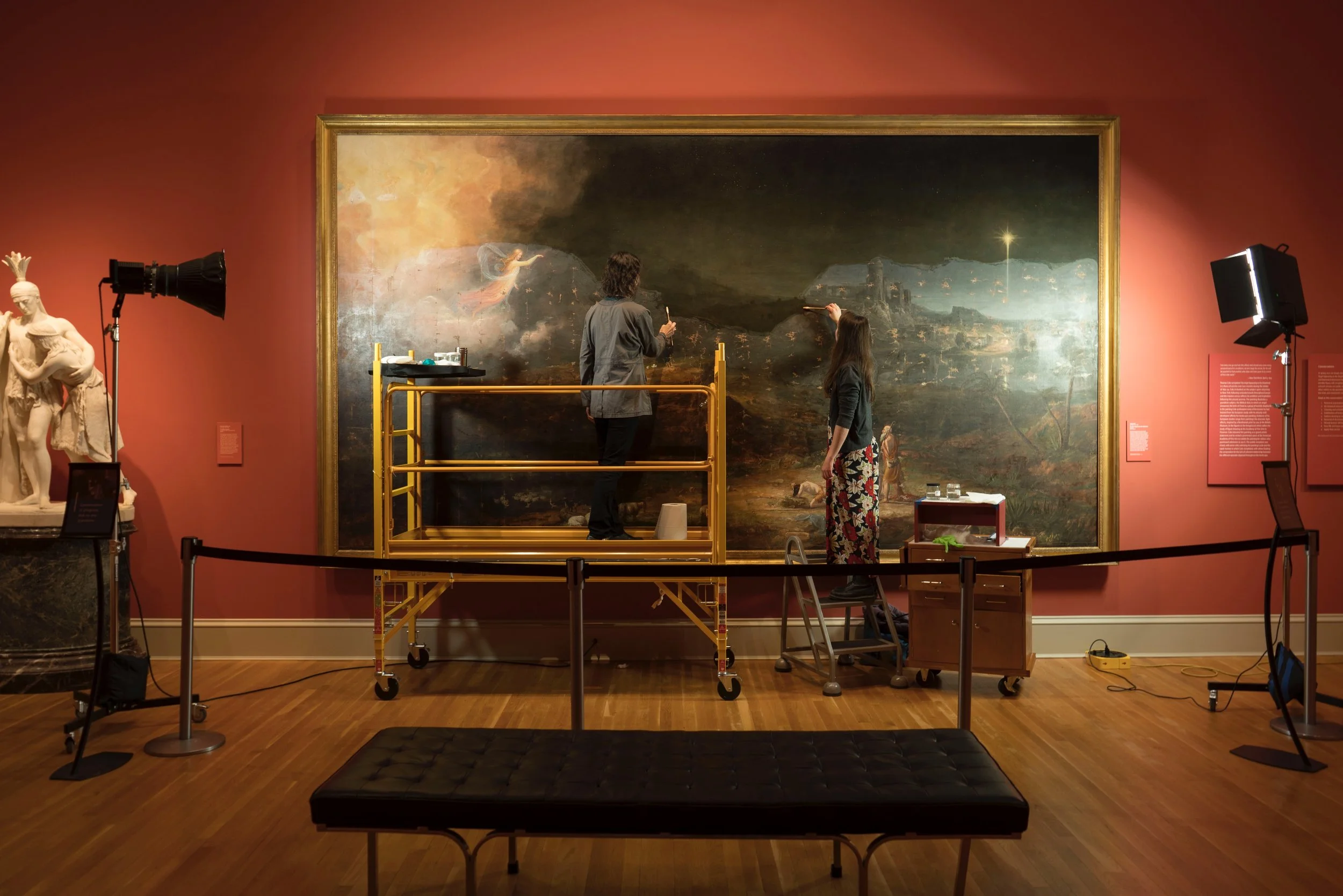 VCA’s March Members Meeting: The Conservation of Thomas Cole’s While Angels Watched 