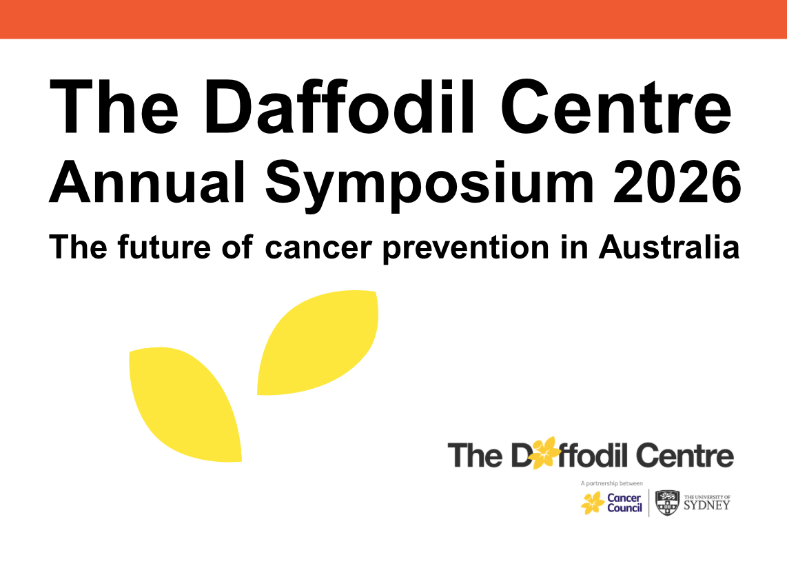 The Daffodil Centre’s 2026 Symposium: The future of cancer prevention in Australia