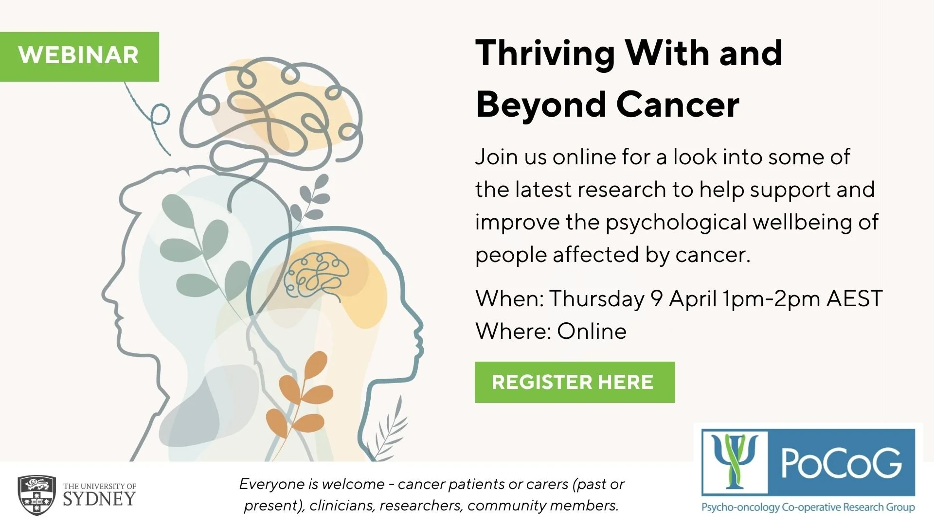 Thriving With and Beyond Cancer Webinar Signup