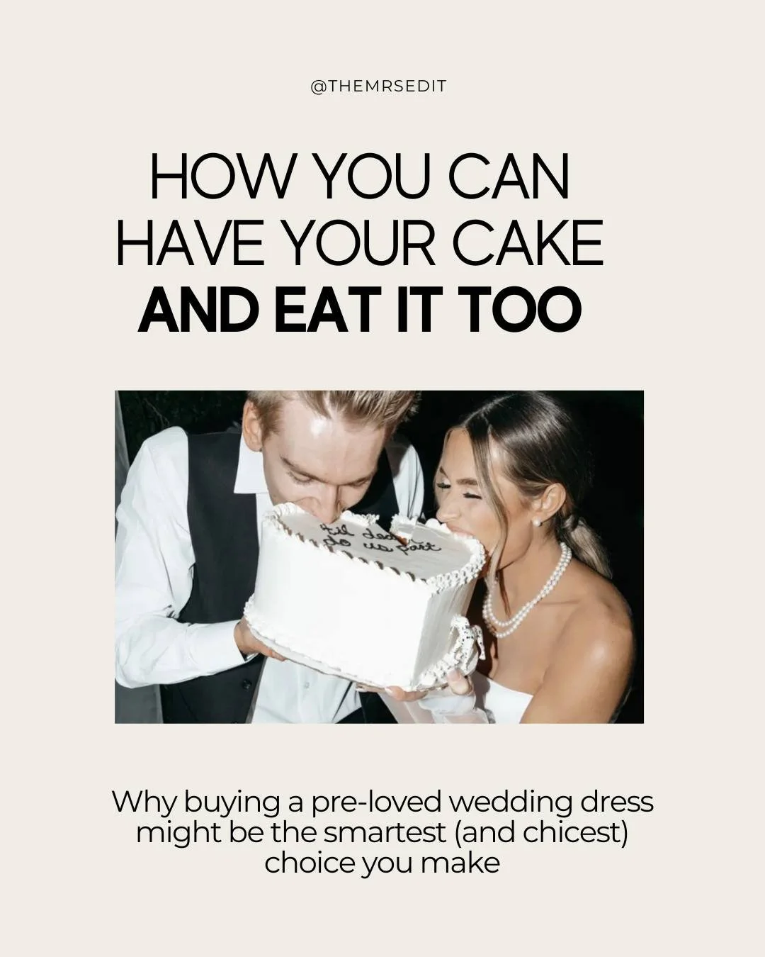 Is your wedding budget restricting your gown choices?

Our Re-Loved collection offers brides a way to wear the designer dress they always dreamed of for less. Luxury that feels good to wear and good to choose. Book an appointment via the link in bio 