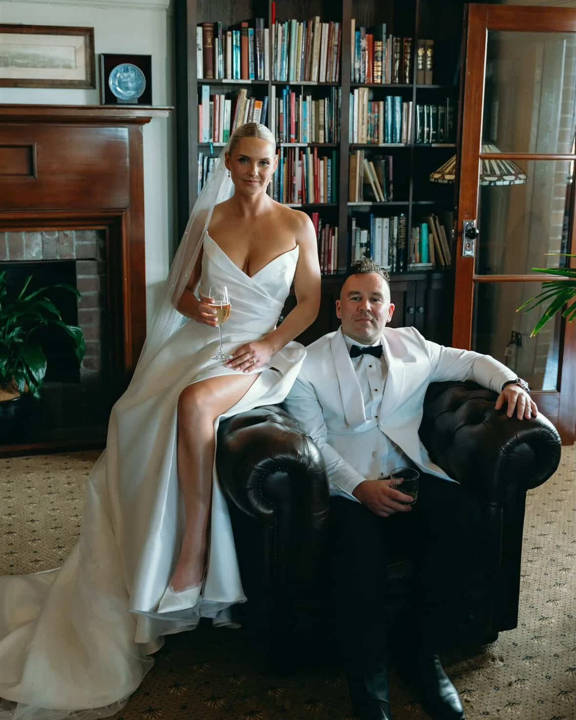 We were honoured to be apart of Paige's journey with creating her bespoke @kwhbridal gown. She paired the Alyssa top with the Gianna skirt and paired it with a pearl veil for a modern and elegant bridal look.

@thenewcastleclub 
@zacgrahamphoto 
@may