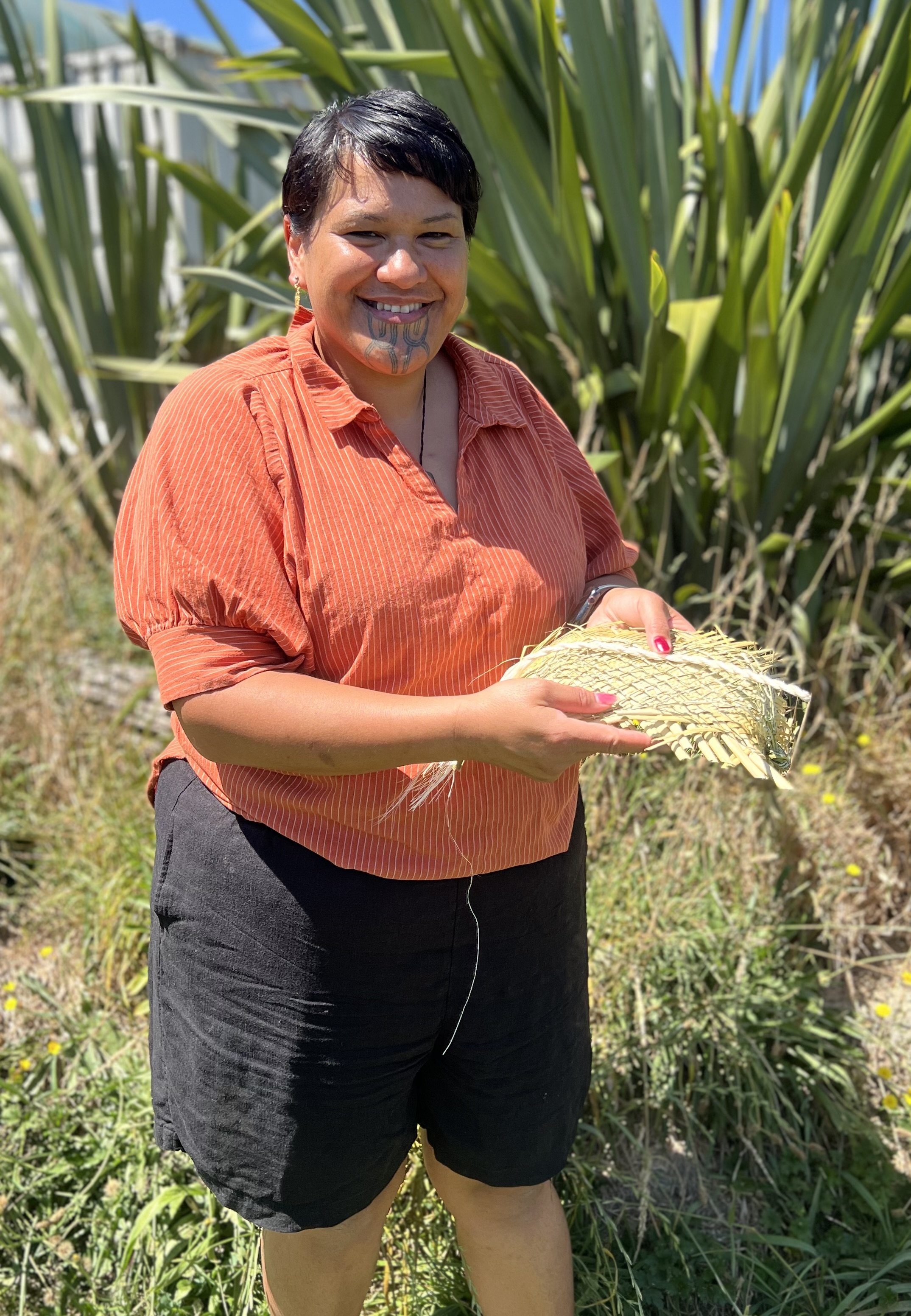 Artist Ngahina Wharehoka