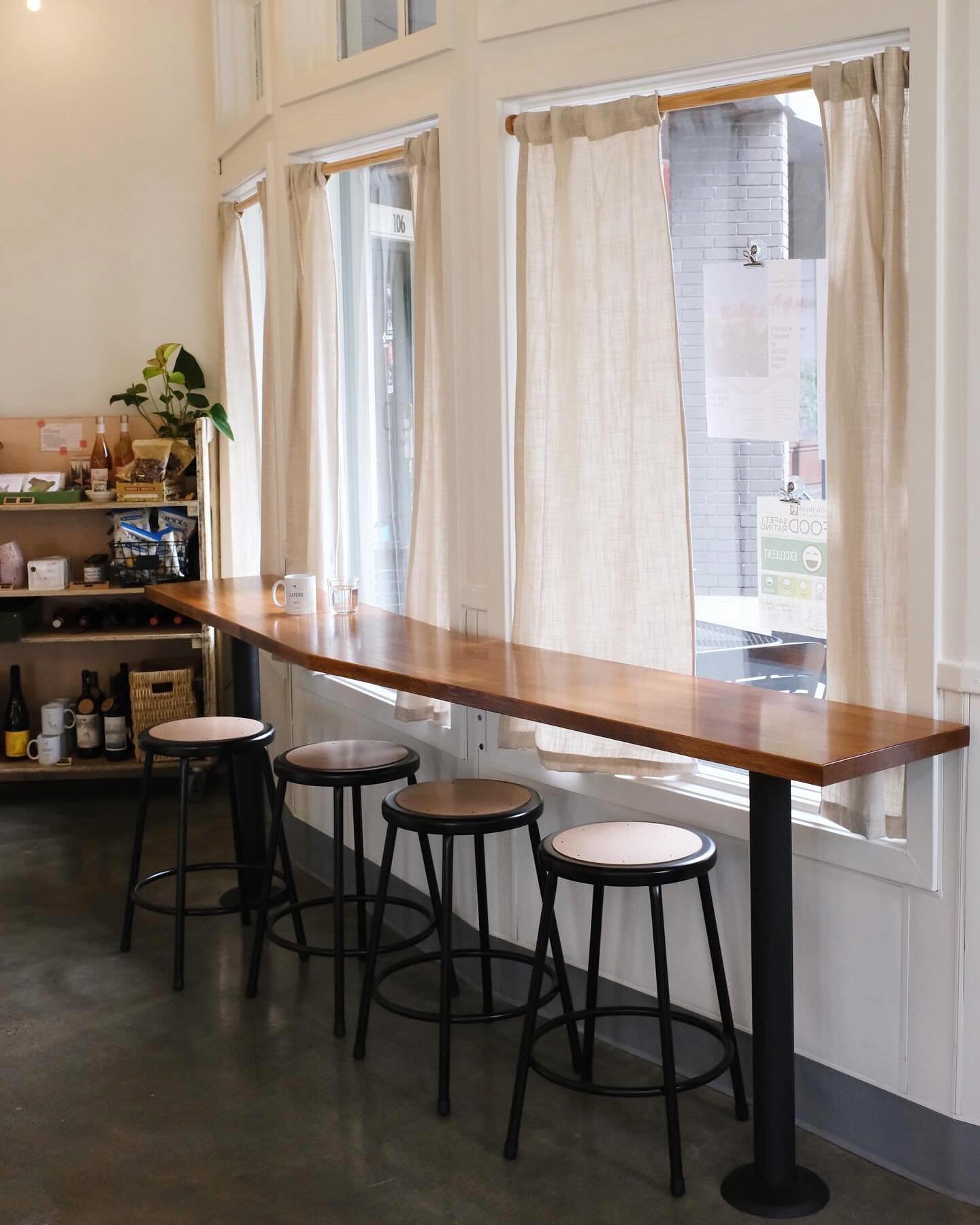When we walked into what would become Layers Green Lake for the first time, we were struck by its countless windows, and proximity to the park. Both dreamy and convenient it has become a home away from home, a neighborhood spot, THE sandwich shop on 