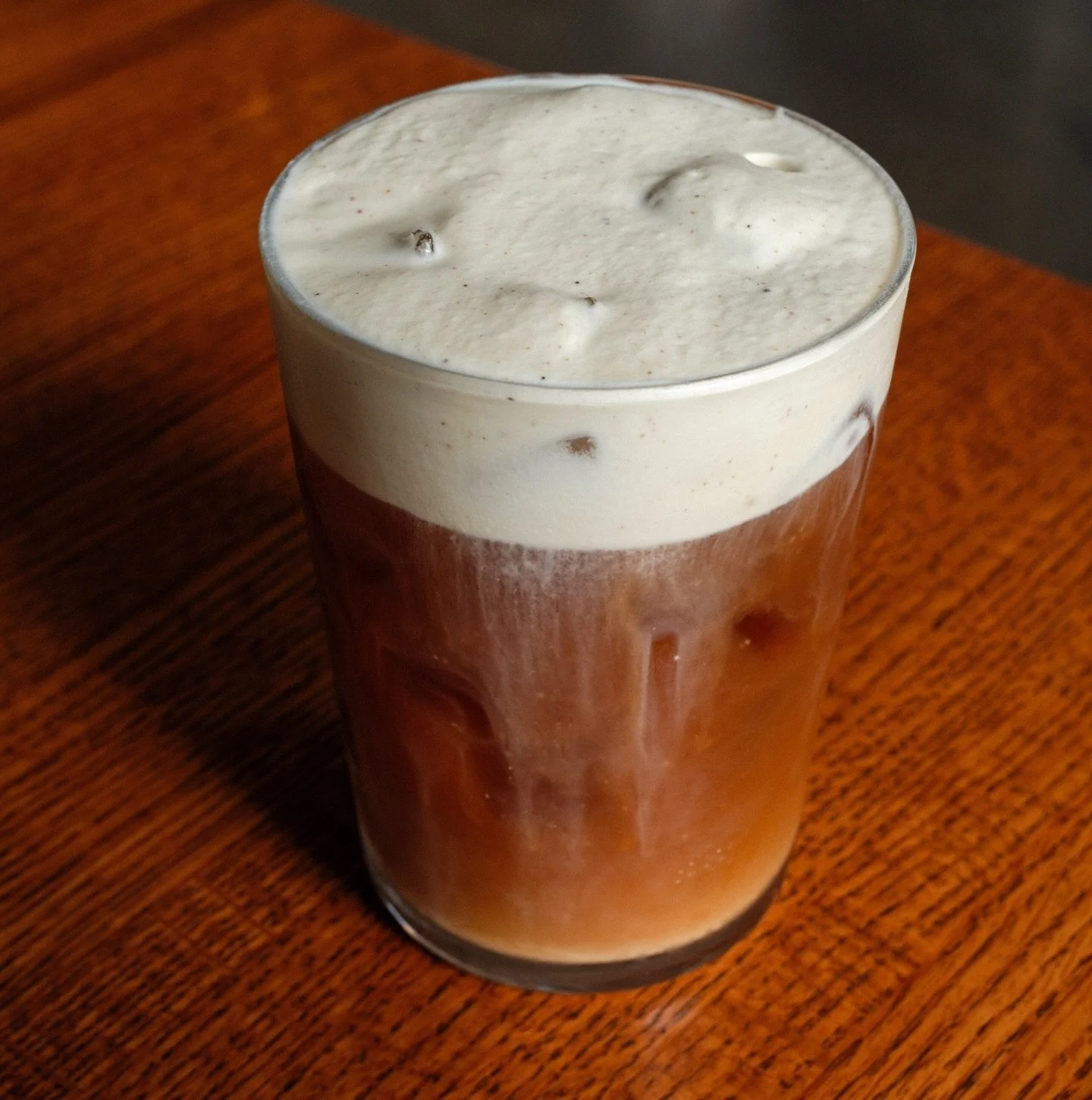 Who doesn&rsquo;t like a hit of nutmeg this time of year?  Our Eggnog Cream Cold Brew starts with Regina blend cold brew, and is topped with a luscious, spiced cream cap. 
A perfect holiday treat!