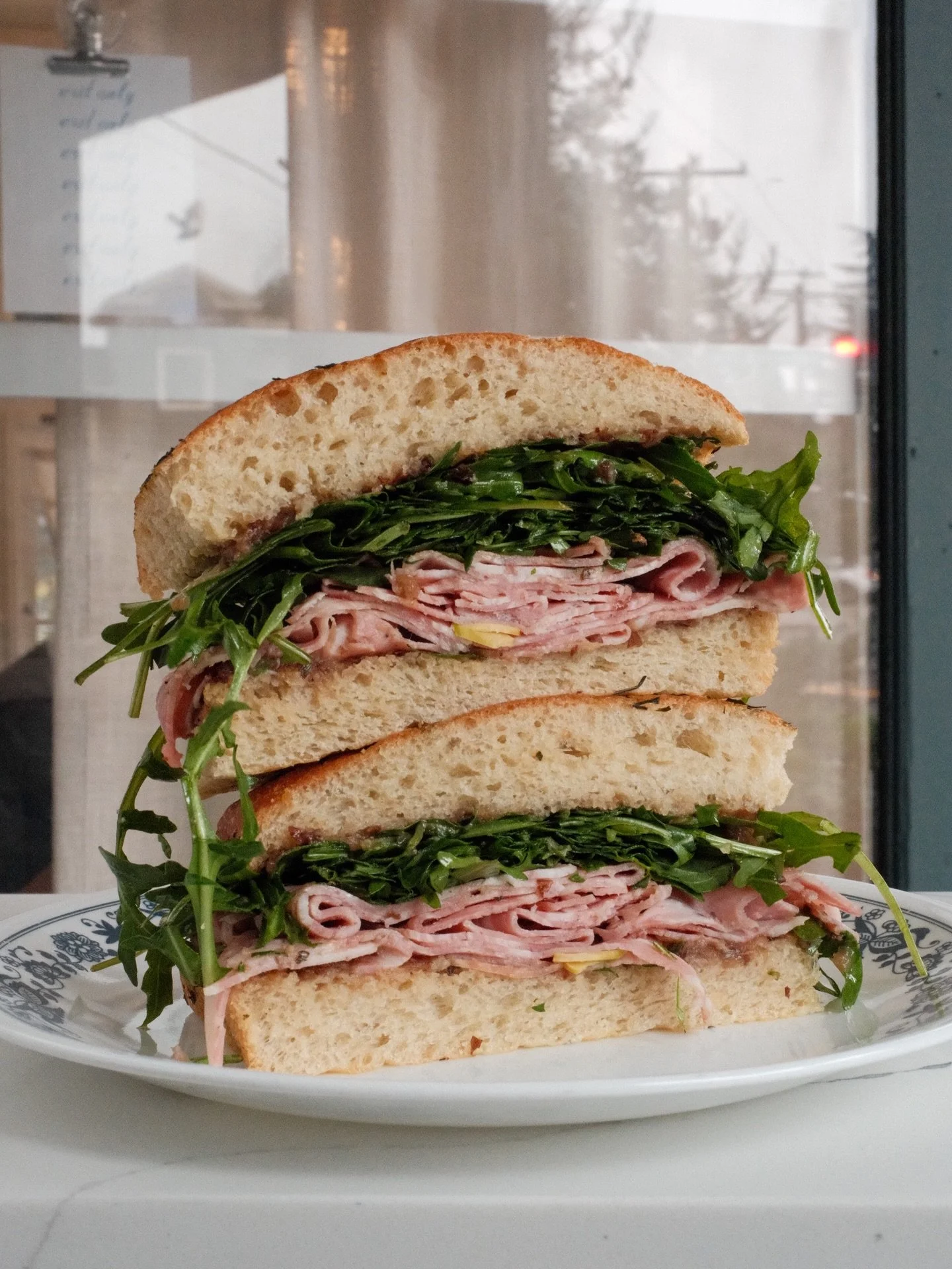More of that new menu goodness - introducing Rosa di Romagna. Featuring none other than @eatframani Salame Rosa studded with pistachio, house onion and currant agrodolce, citrus scented olive oil &amp; arugula on @grandcentralbakery herby focaccia.
/