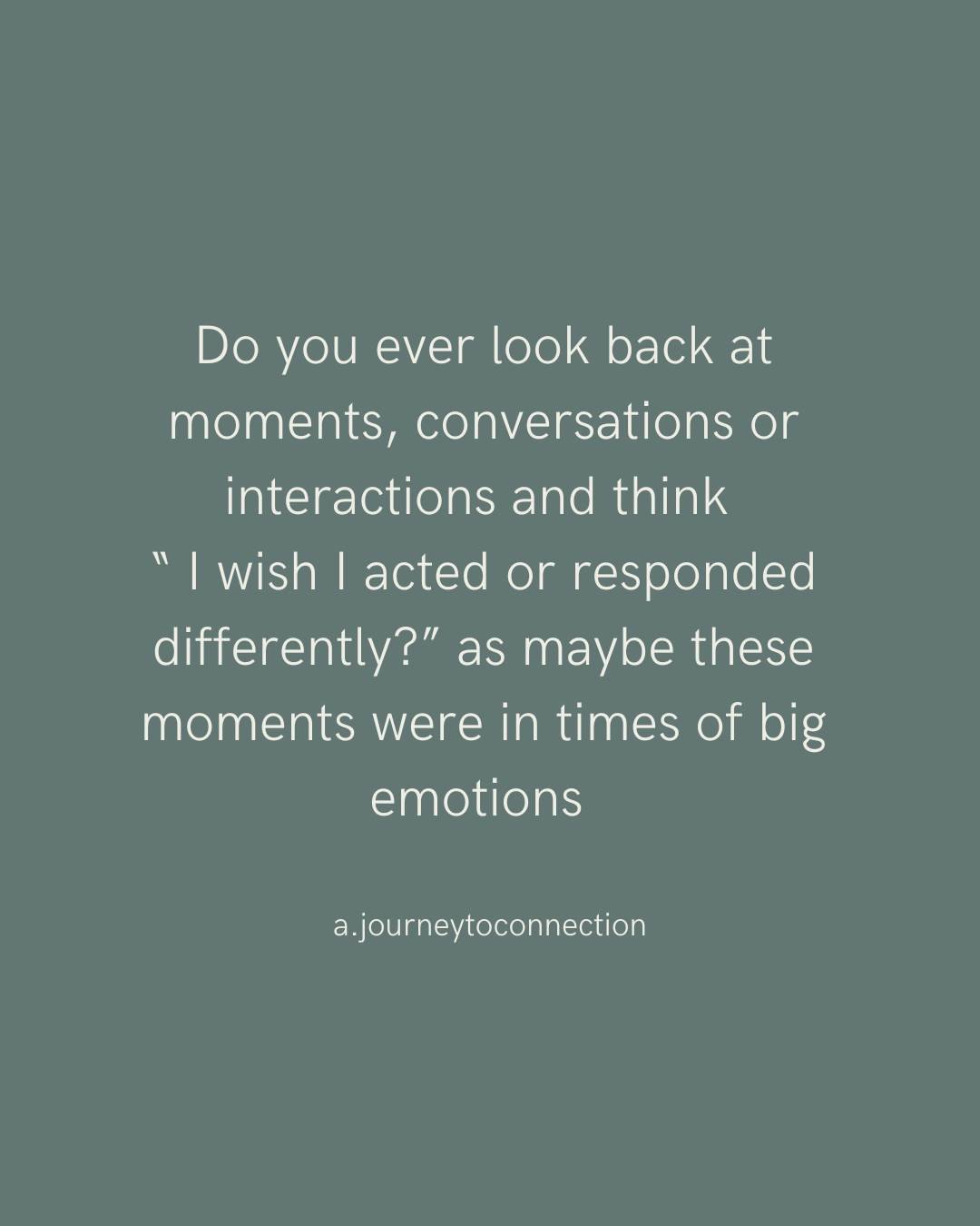 shifting your relationship to Big emotions