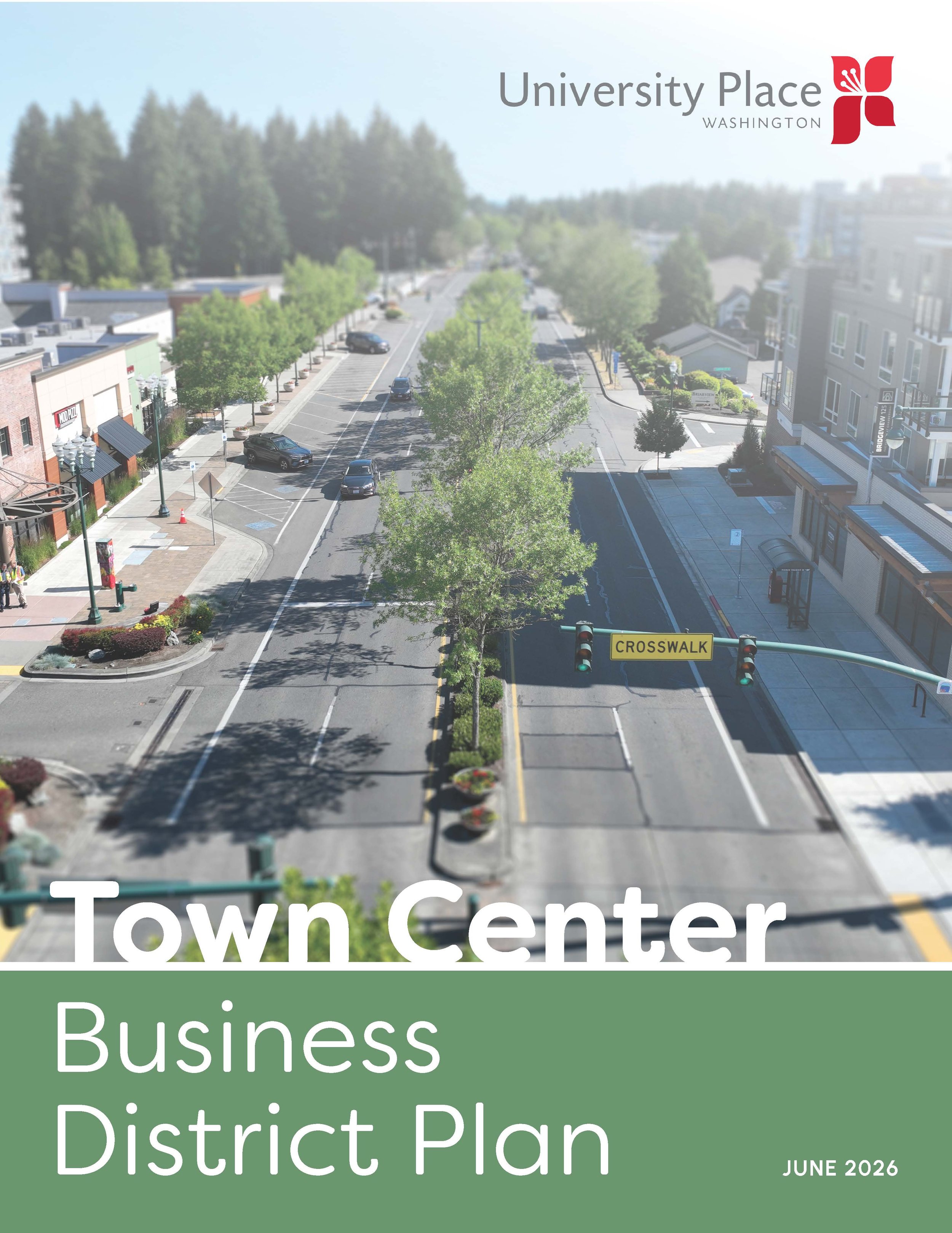 Cover of Town Center Business District Plan by ECOnorthwest